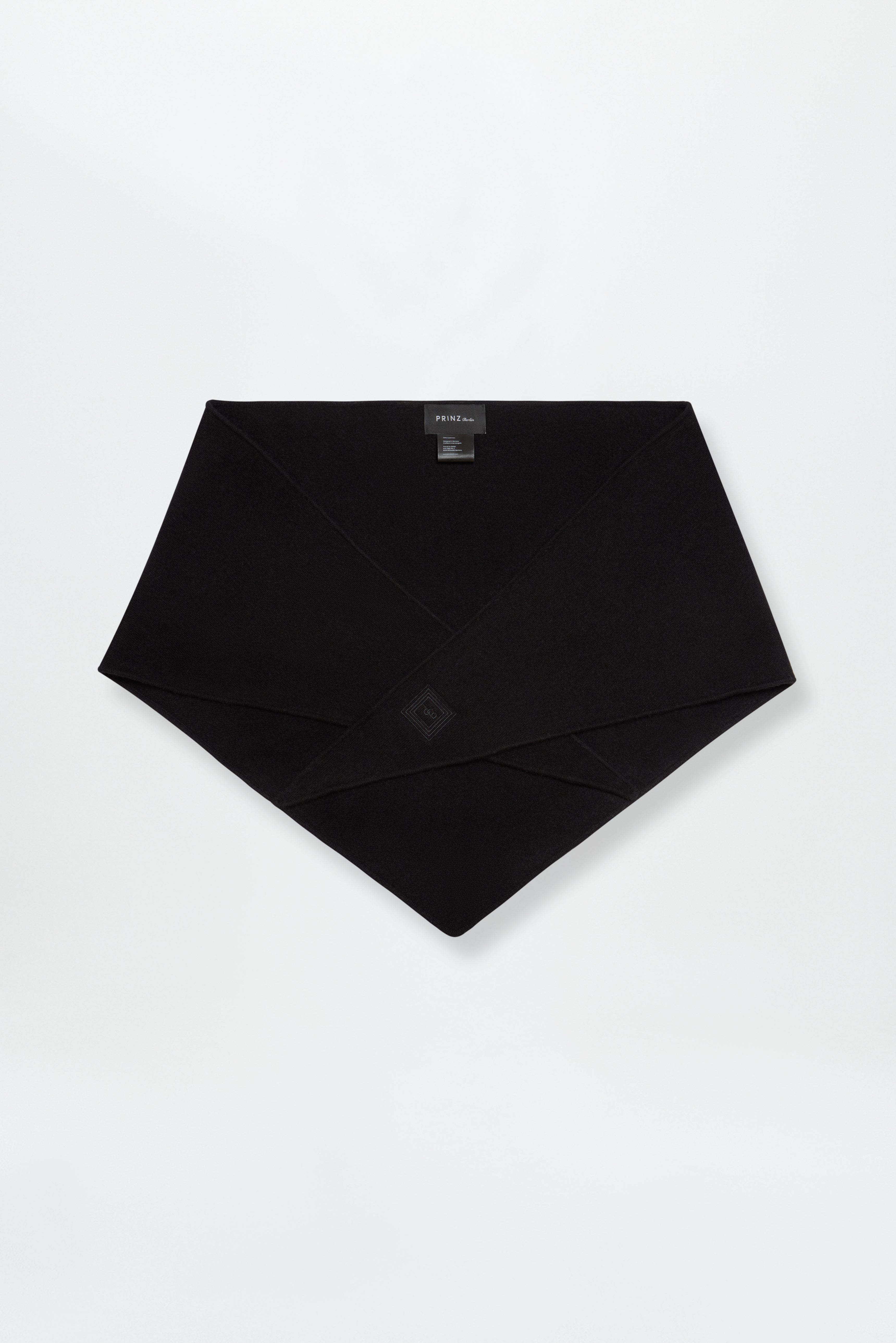 Cashmere Fine Triangle Black