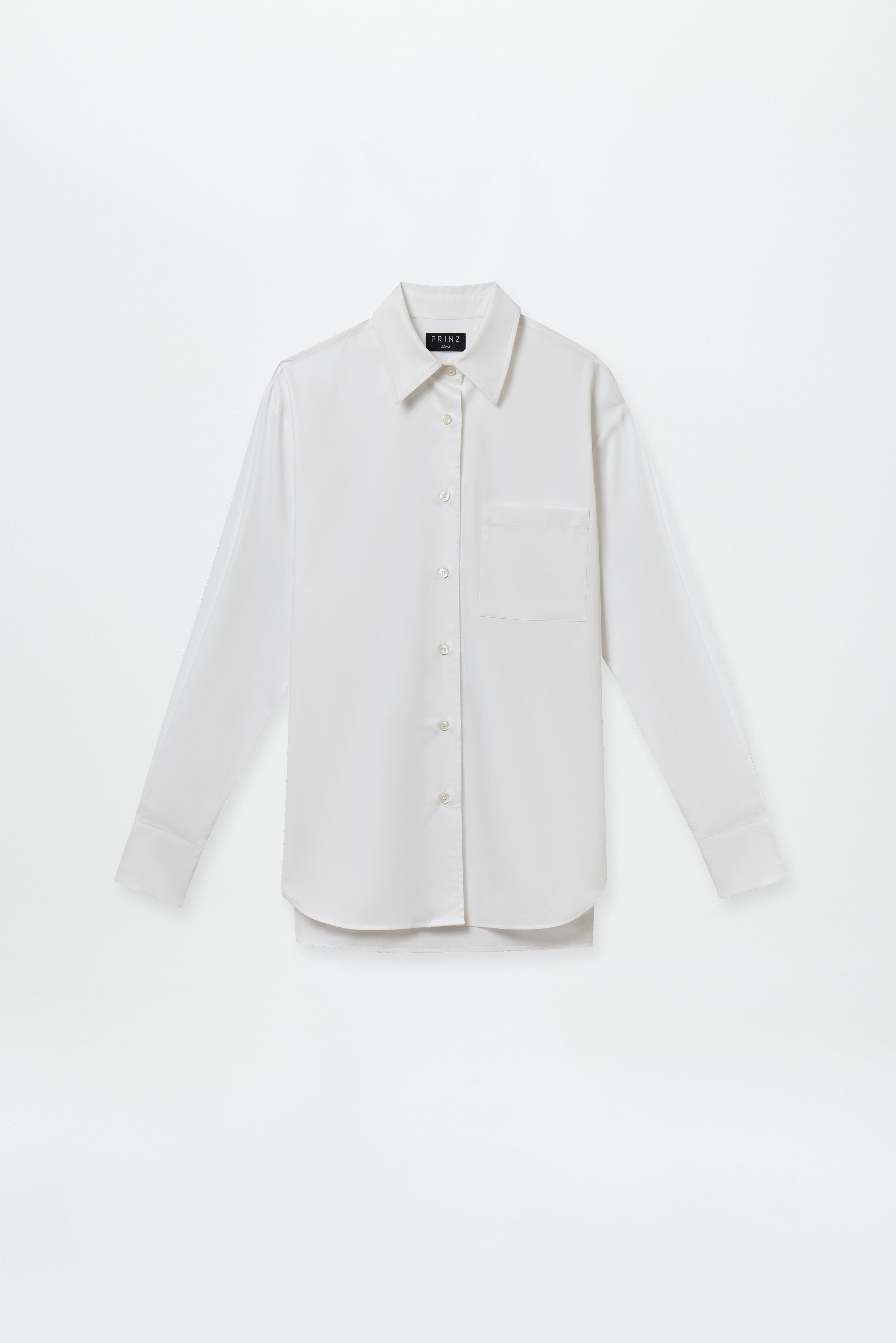 Cotton Oversized Blouse White