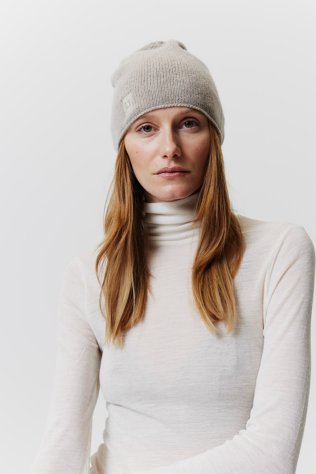 Kaschmir Beanie Fine Knit Taupe