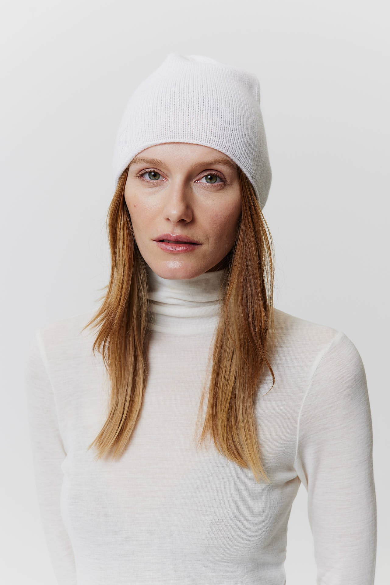 Cashmere Fine Beanie Off-White