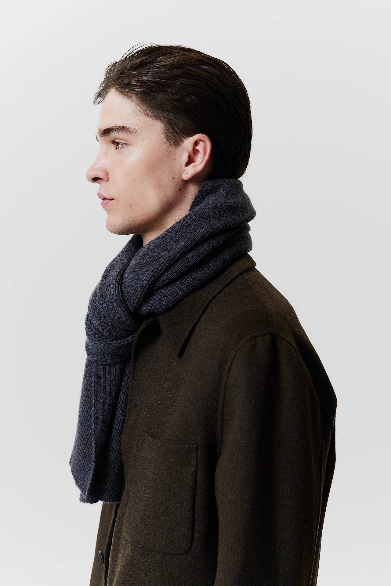 Cashmere Classic Scarf Graphite