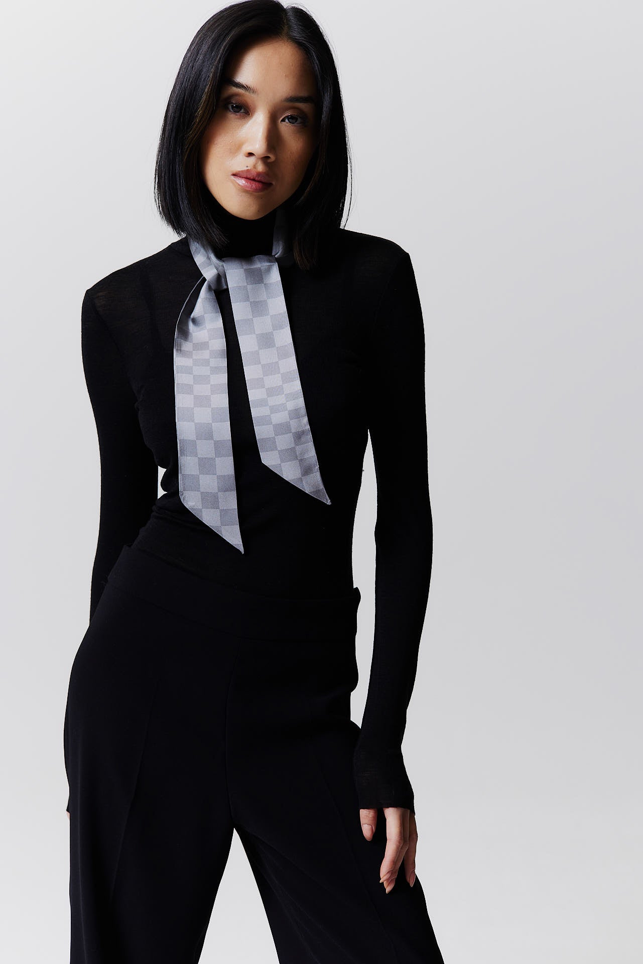 Silk Twilly Illusion Grey