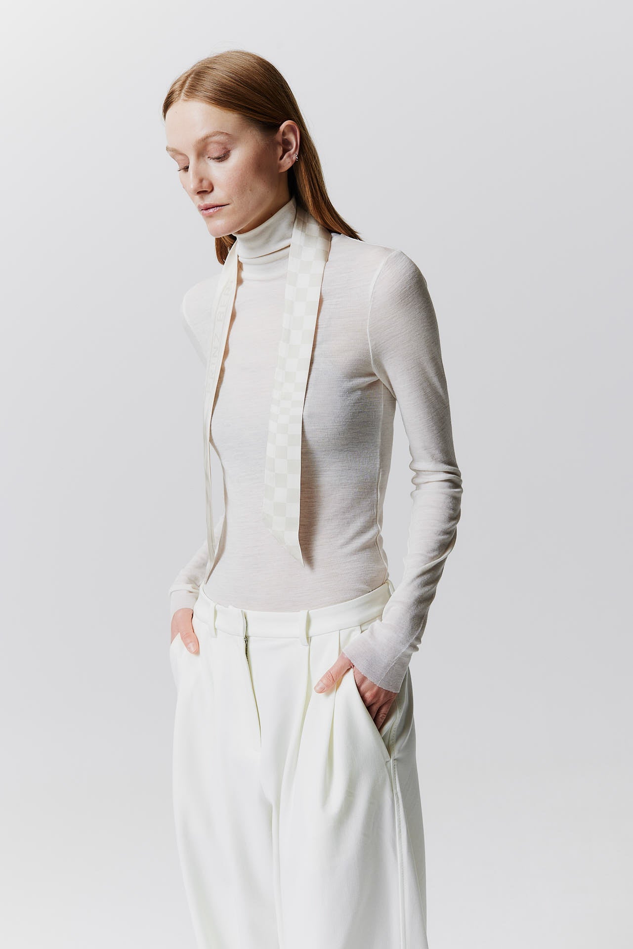 Silk Twilly Illusion Off-White