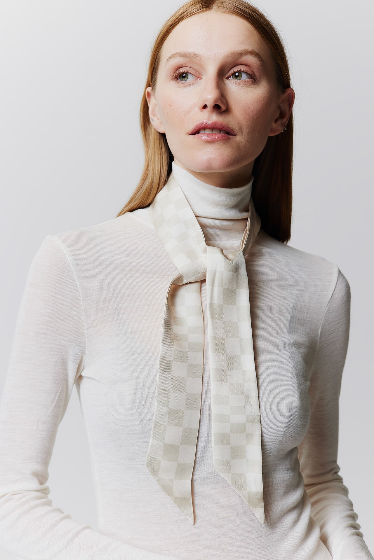 Silk Twilly Illusion Off-White