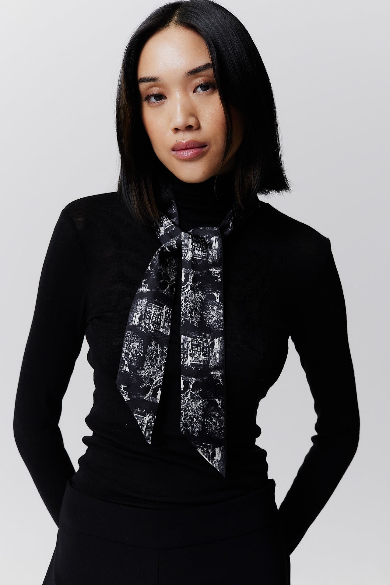 Seidentwilly Toile Valentine Black