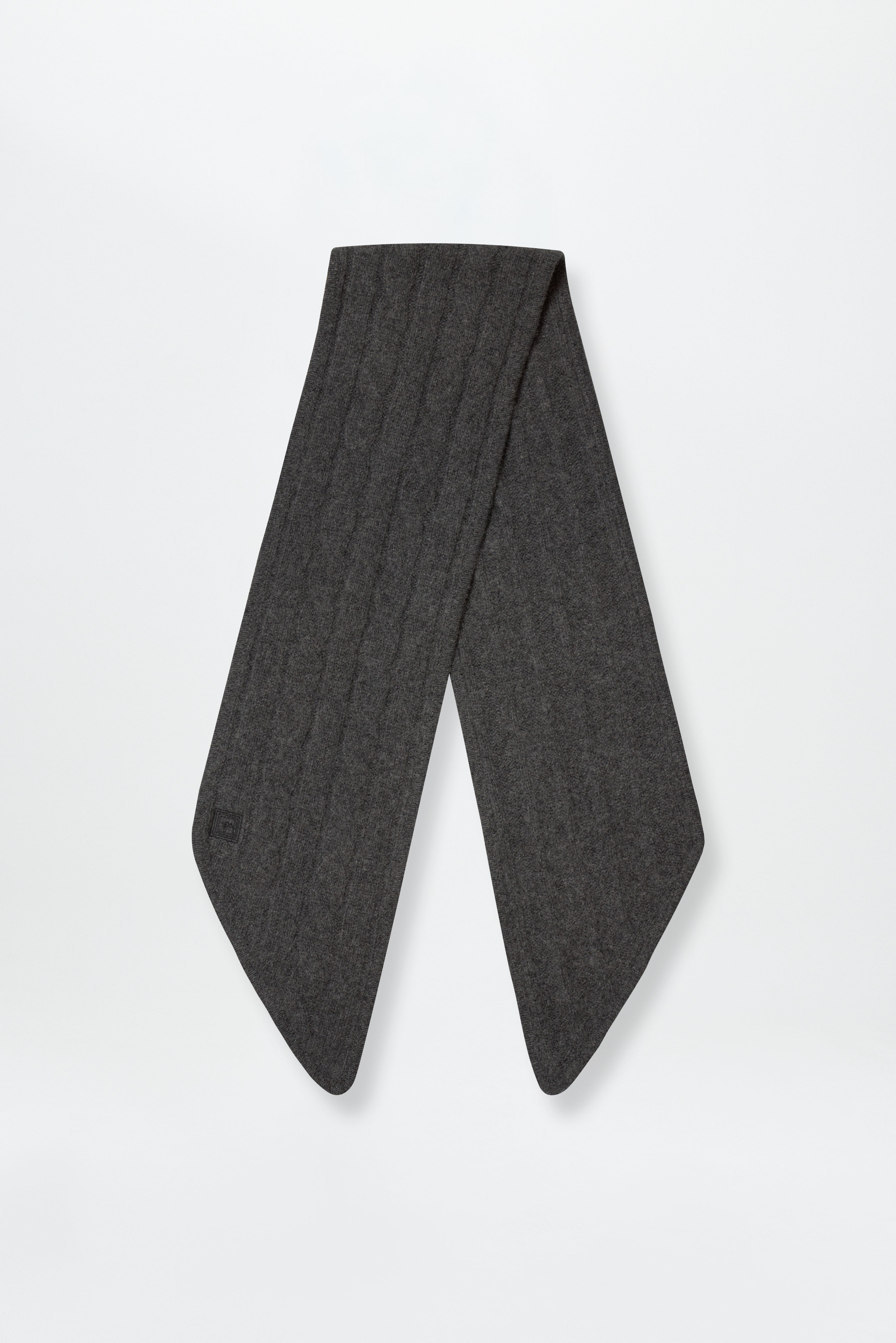 Cashmere Cable Bandeau Graphite