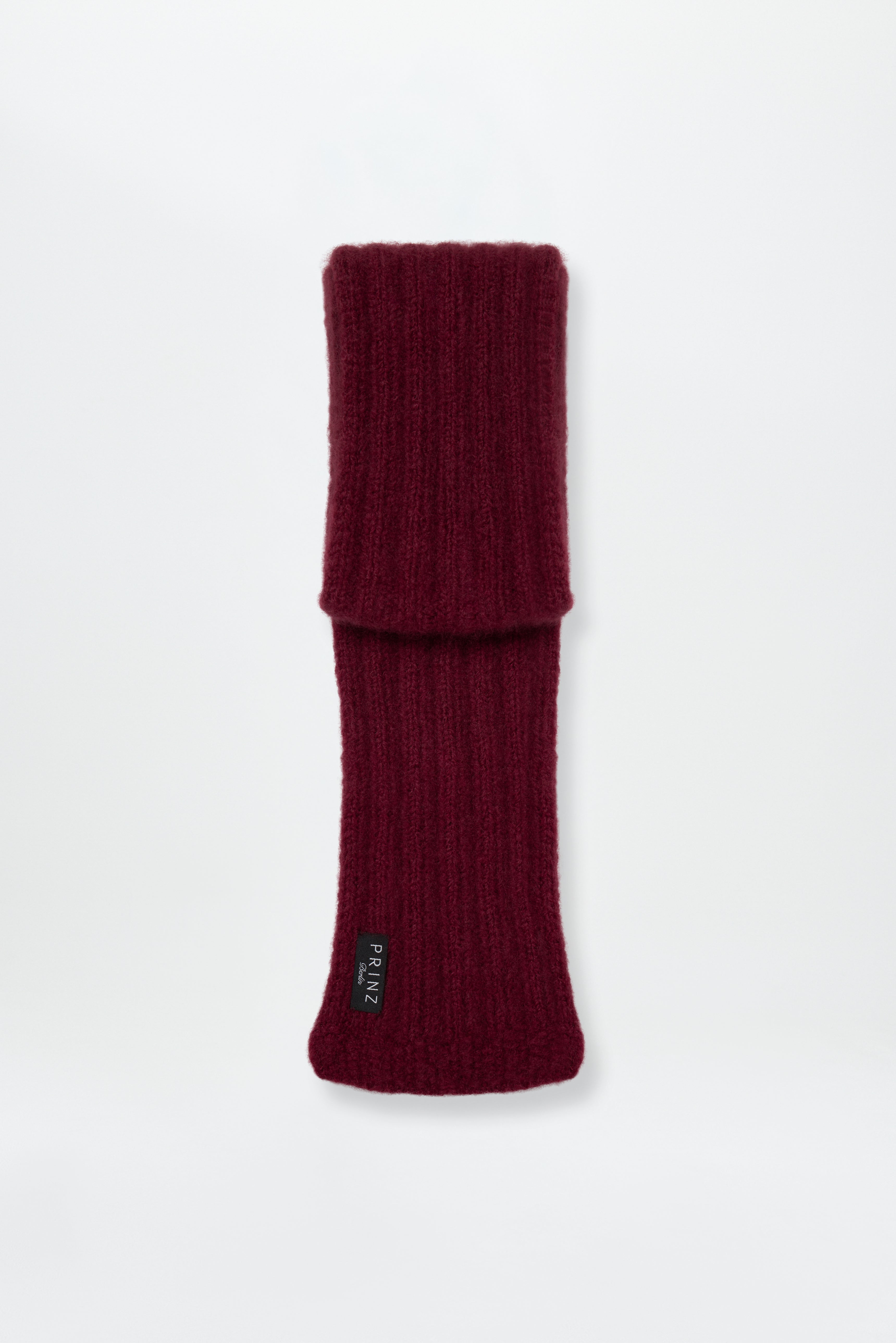 Cashmere Handmade Scarf Burgundy