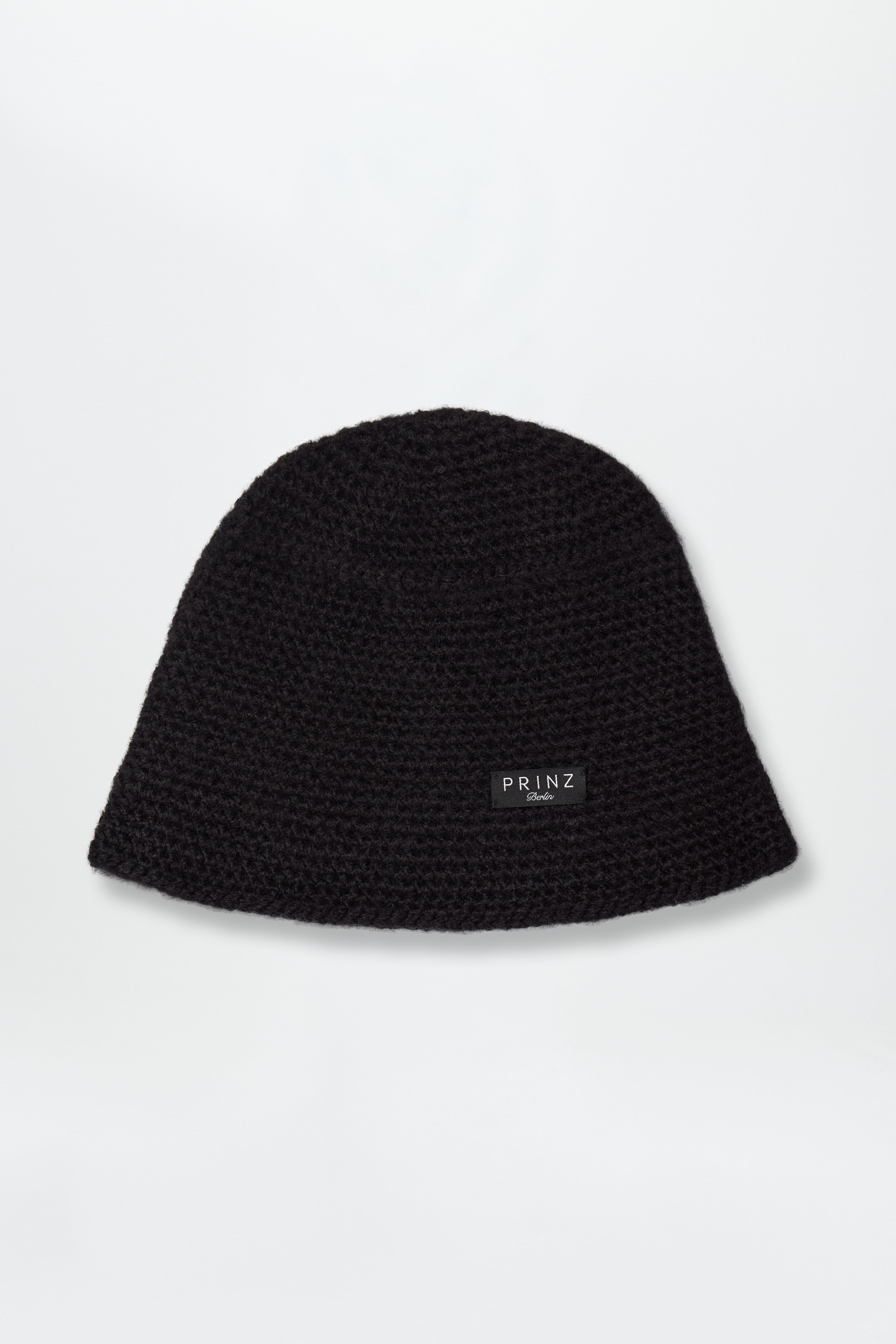 Cashmere Handmade Bucket Hat Black