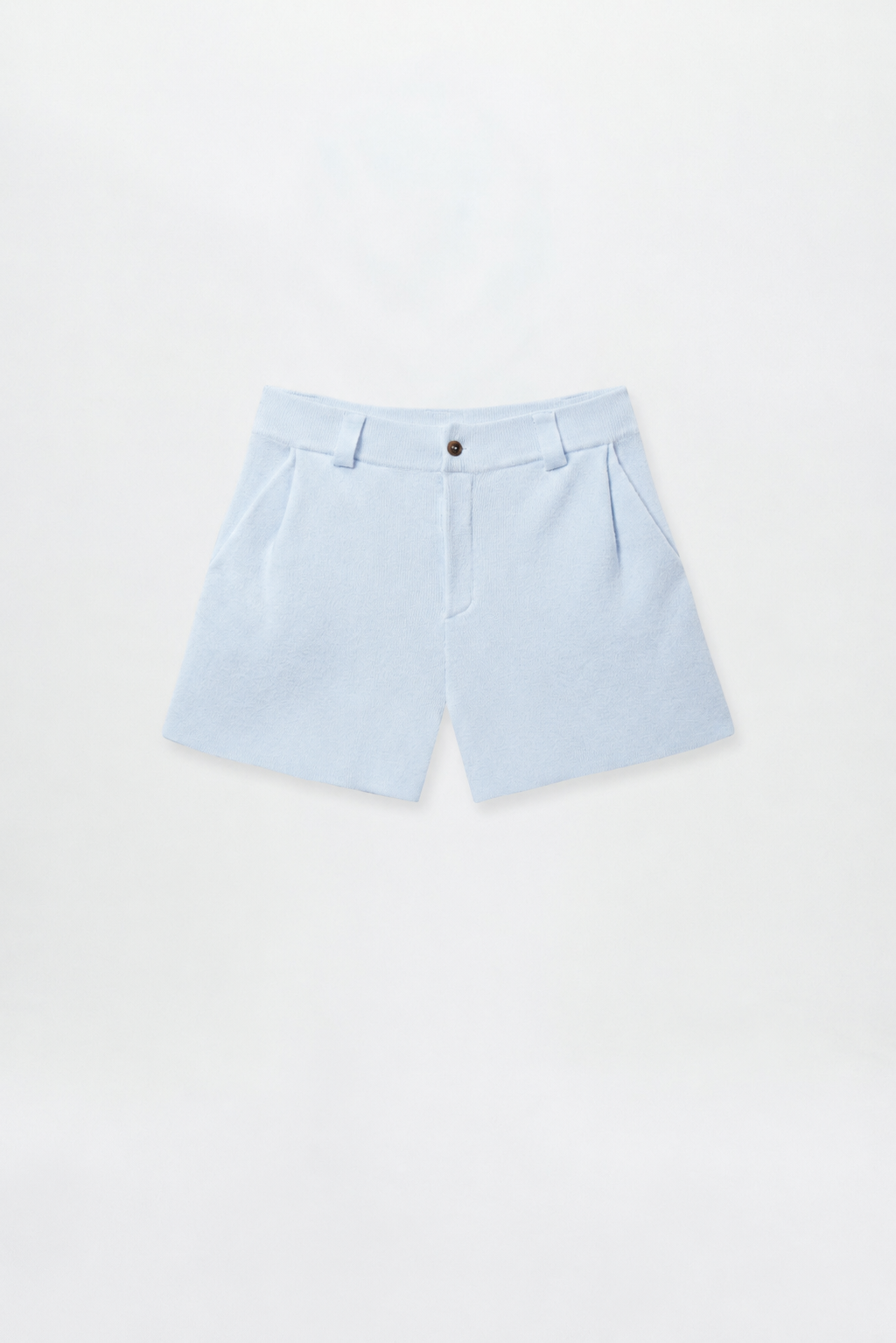 Fine Pleat Shorts Grey