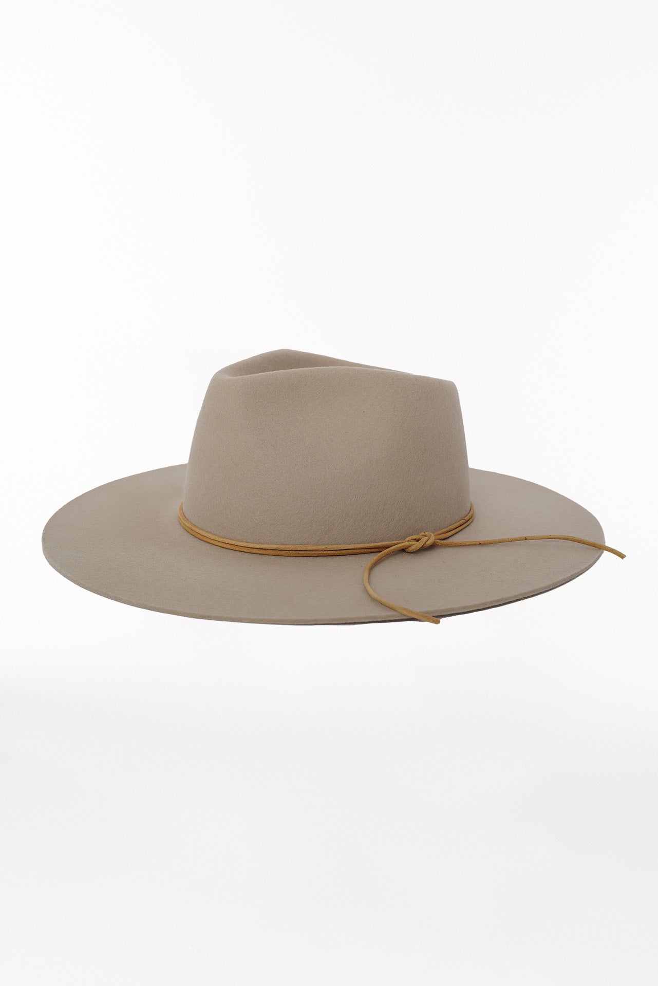 Merino Fedora Hut Classic Brim Sesam