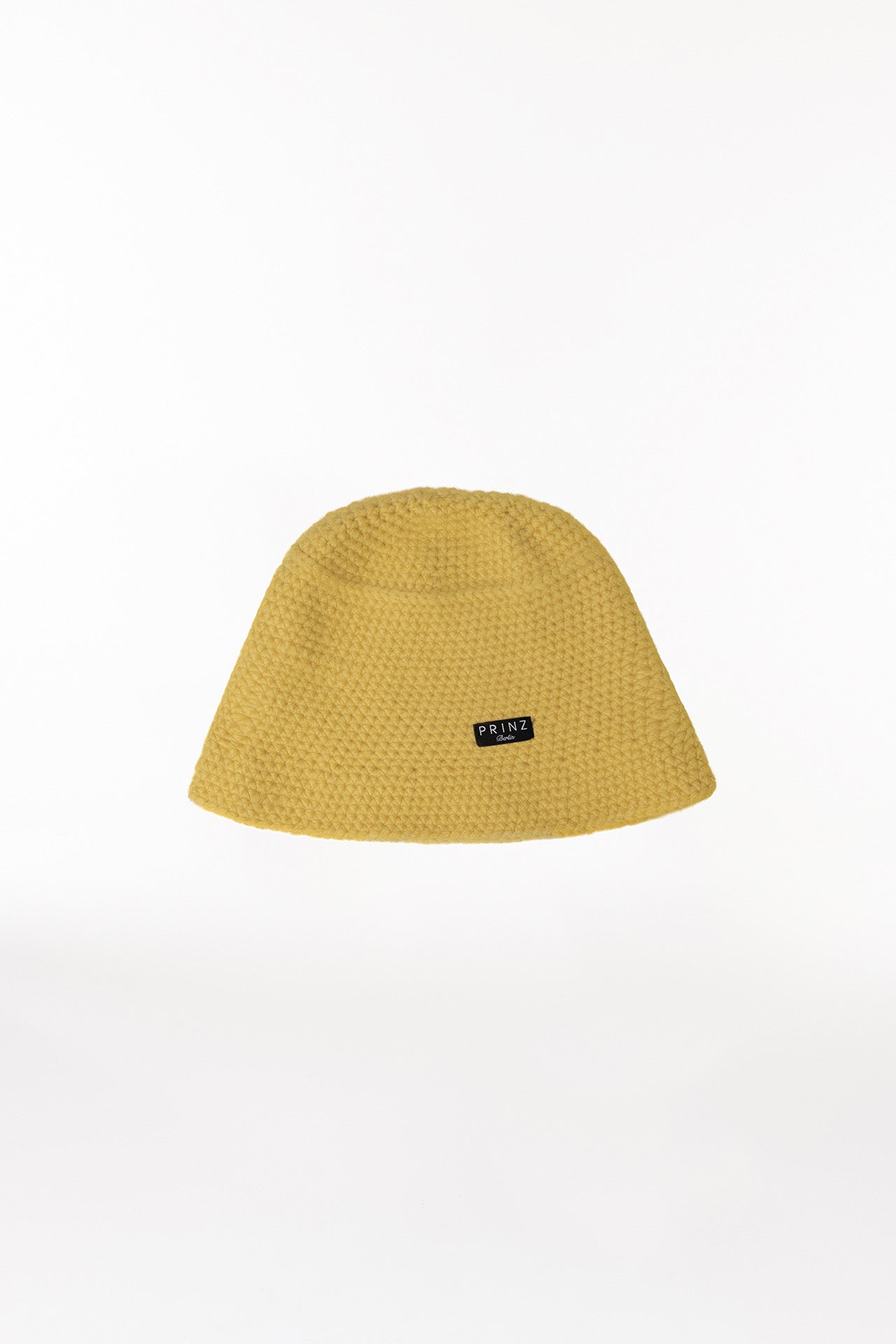 Cashmere Handmade Bucket Hat Yellow