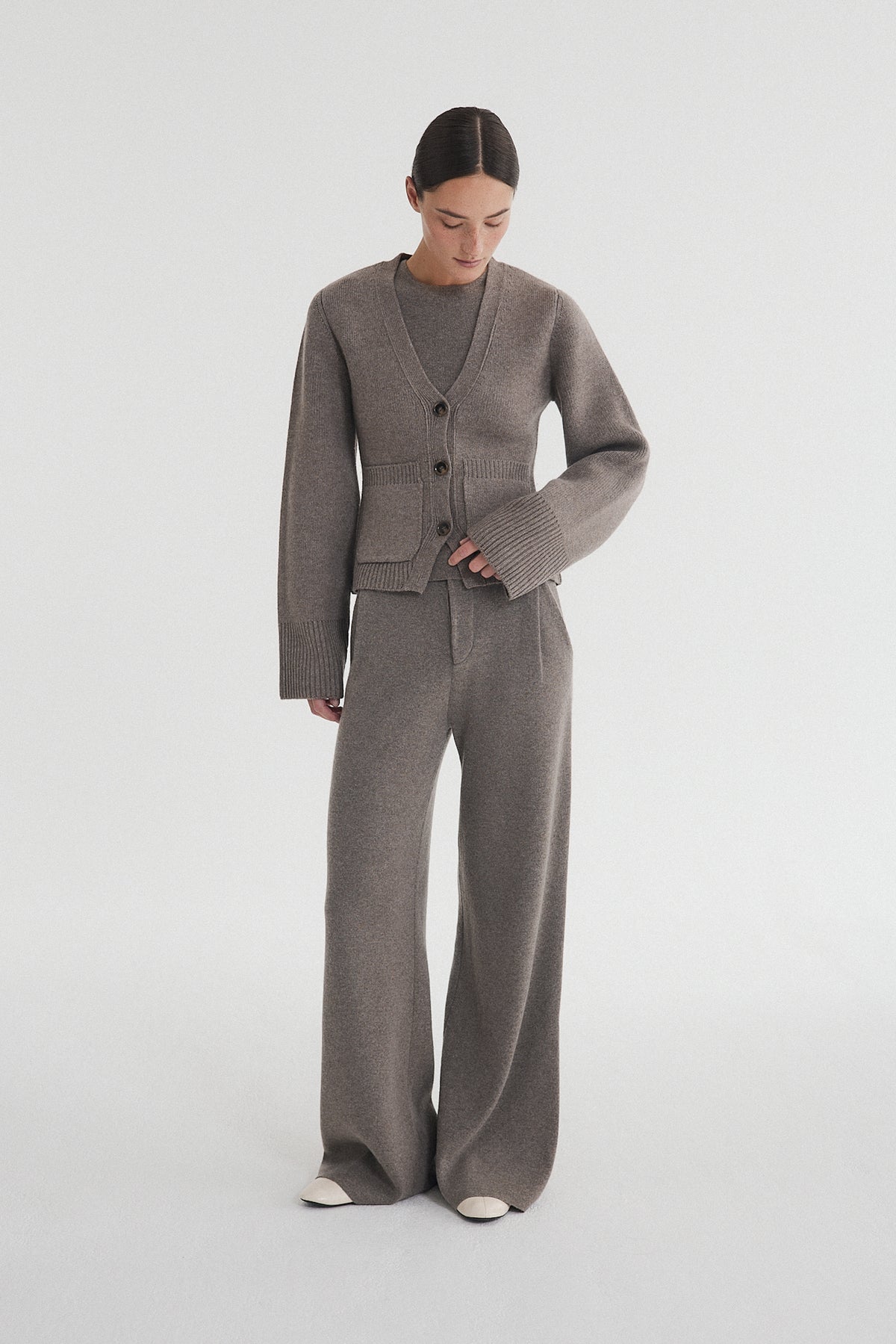 Ada Cardigan Dark Mocha