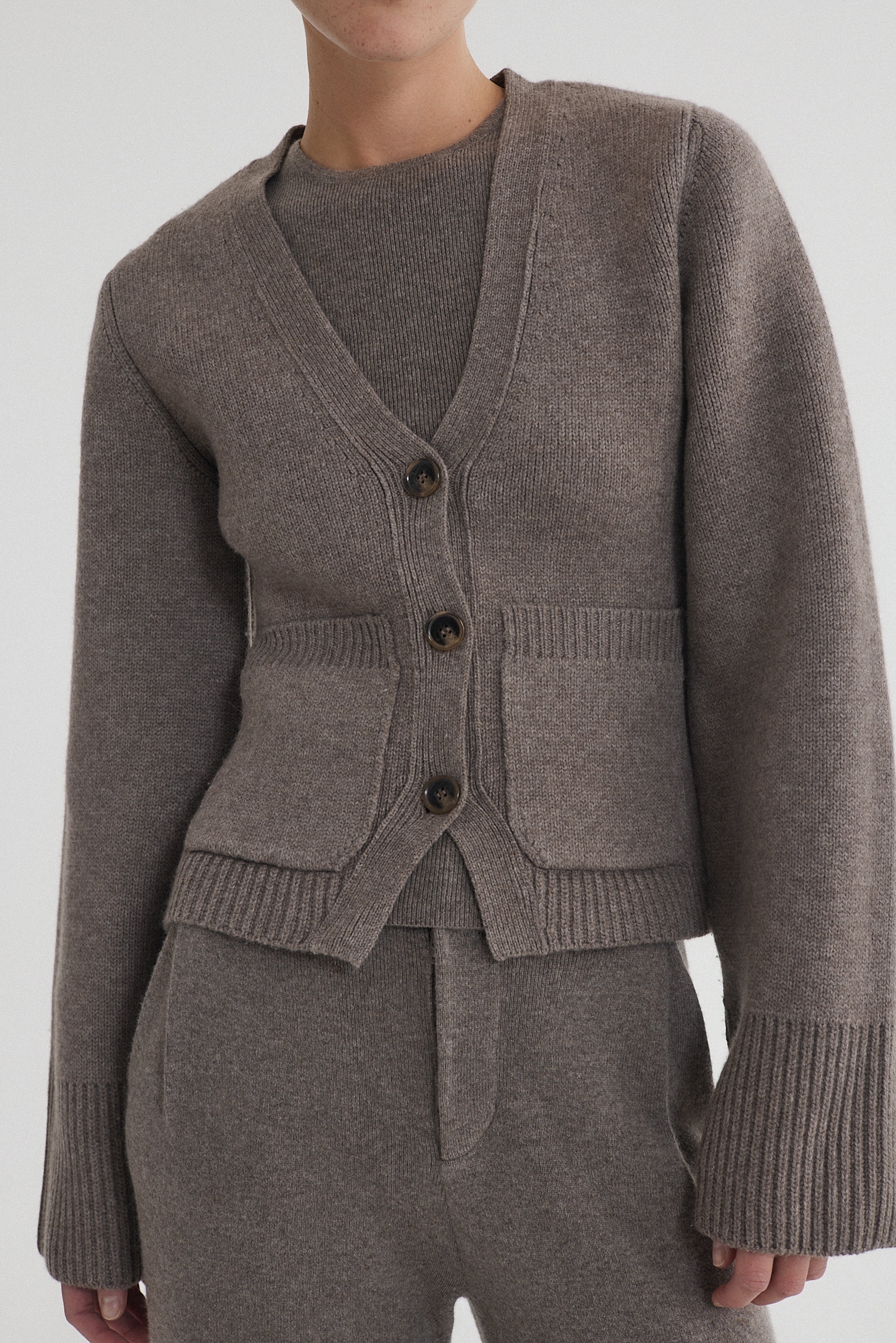Ada Cardigan Dark Mocha