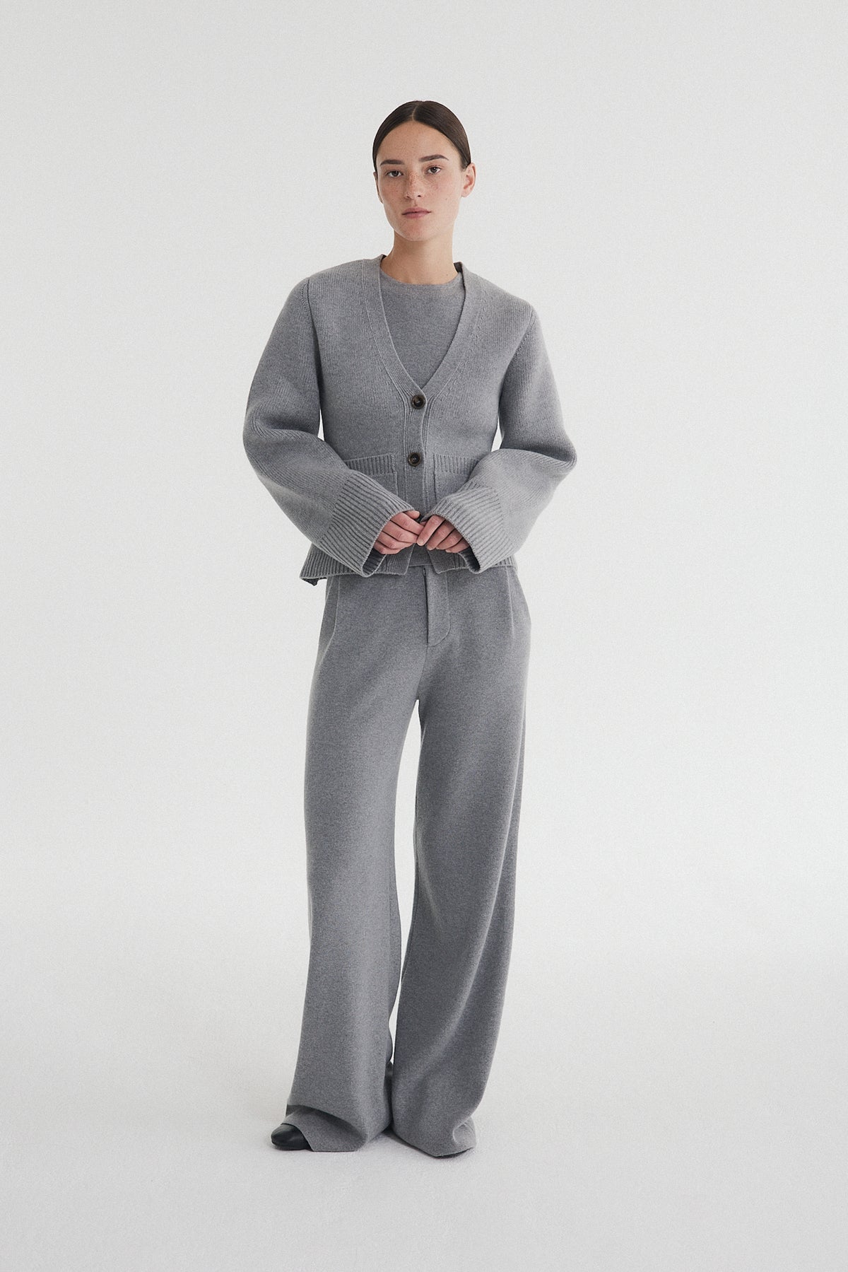 Ada Cardigan Grey