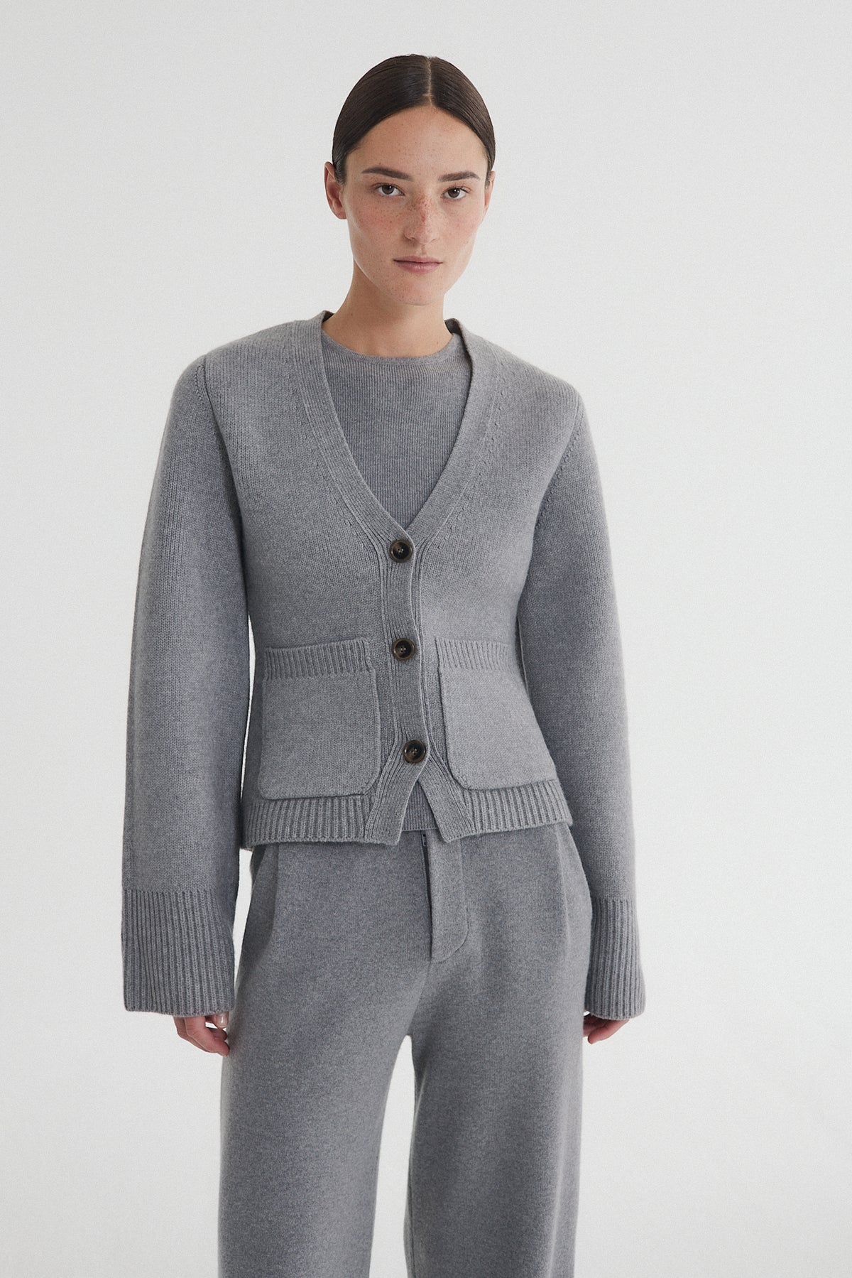 Ada Cardigan Grey