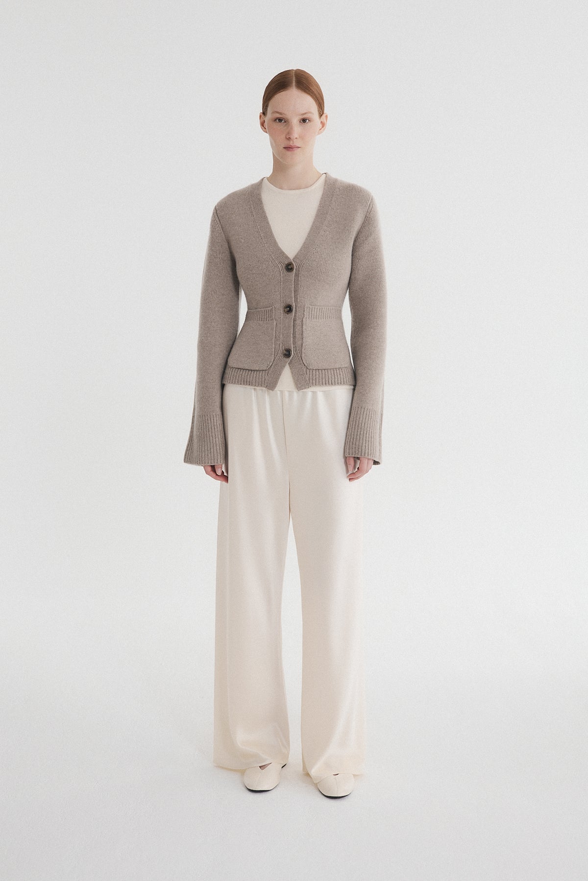 Ada Cardigan Taupe