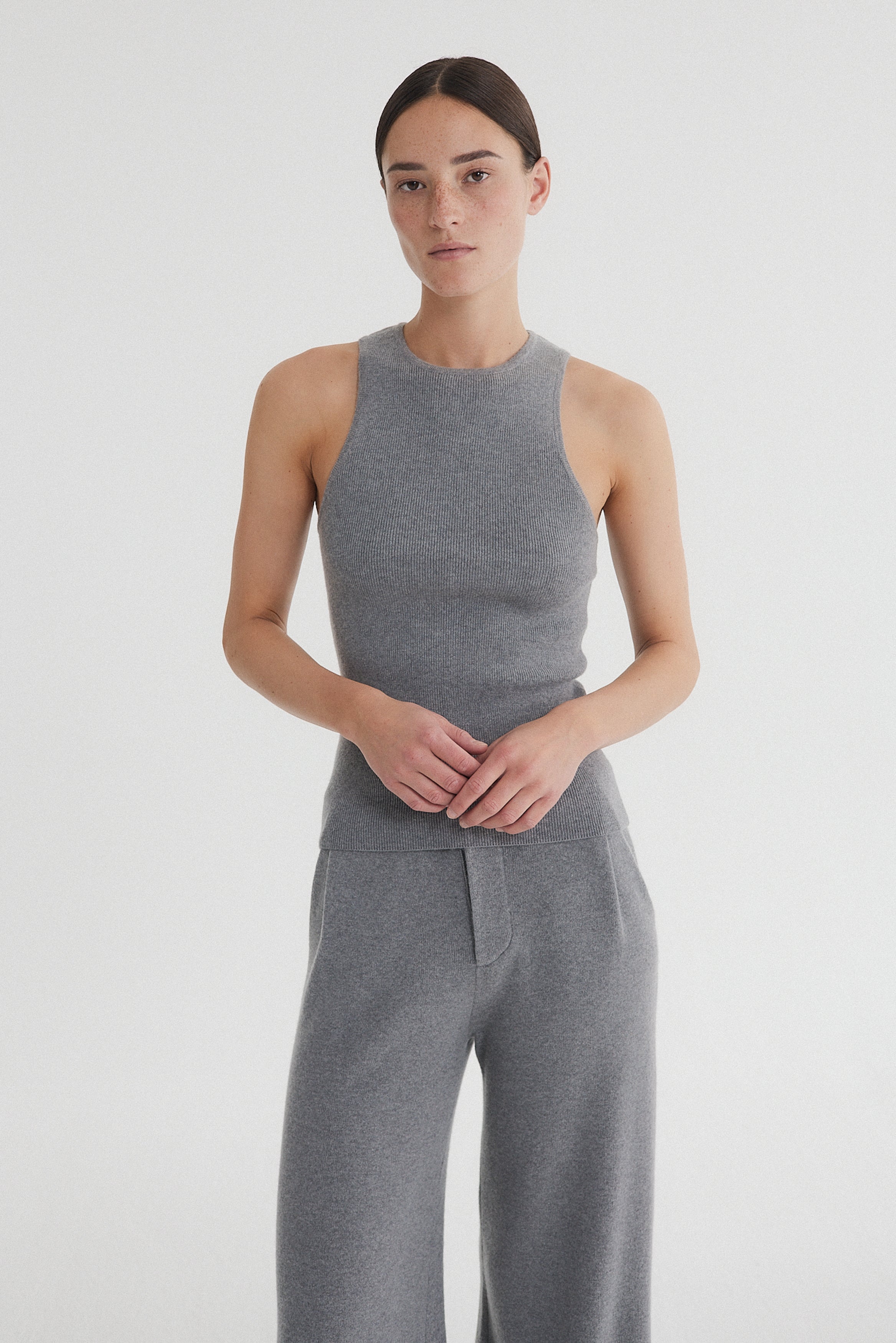Caia Top Grey