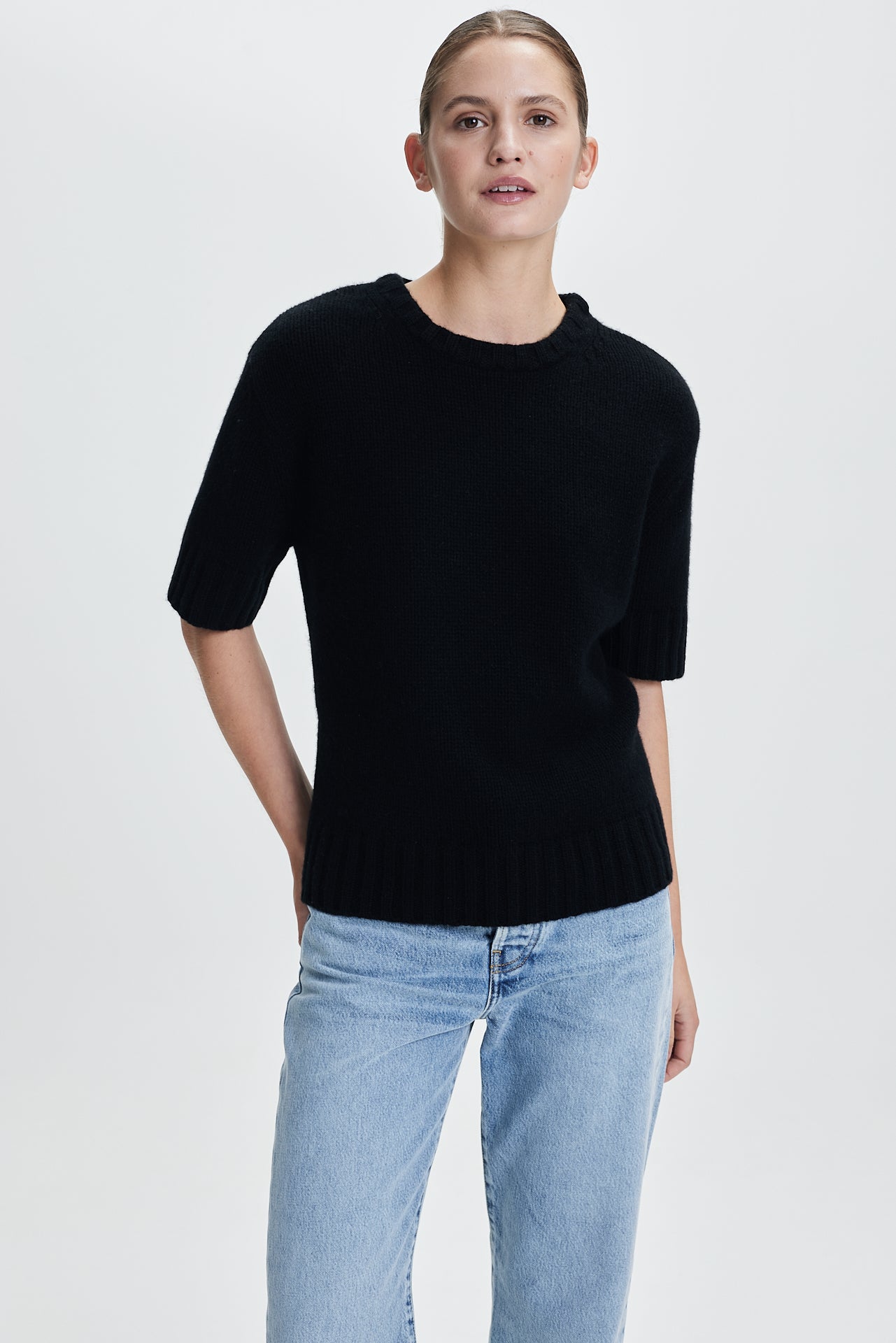 Chunky Oversized T-Shirt Black