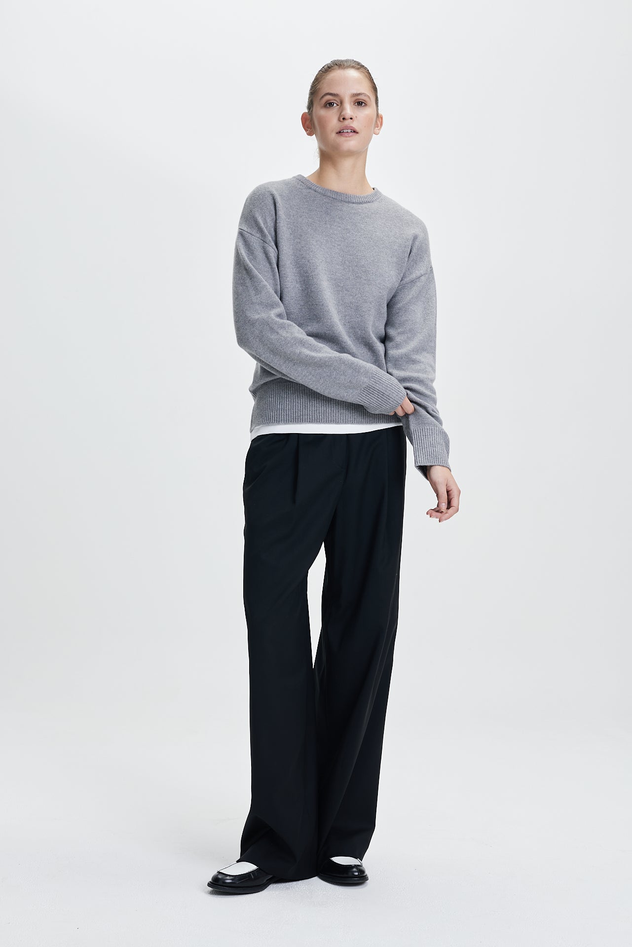 Fine Crewneck Sweater Grey