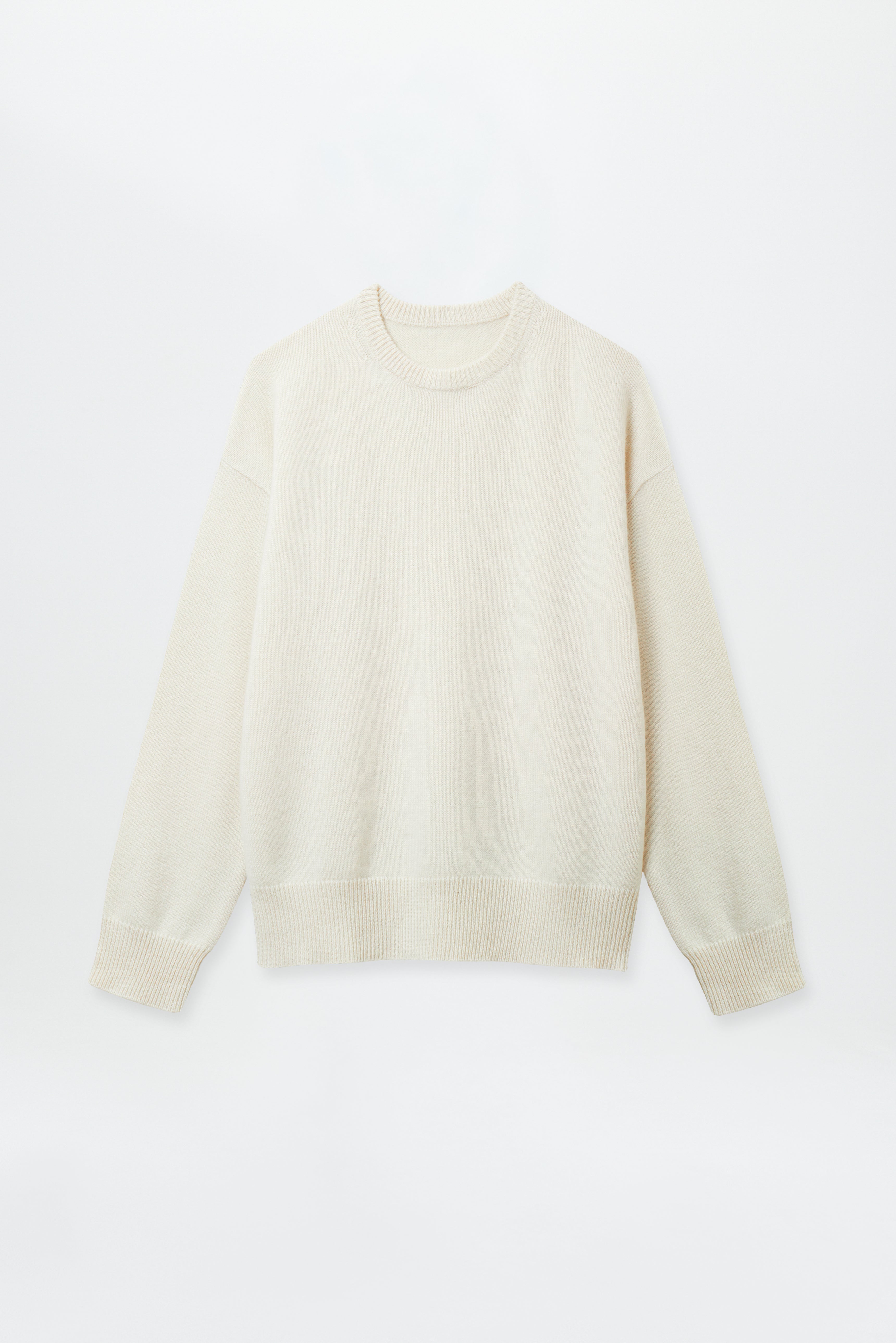 Fine Crewneck Sweater Off-White