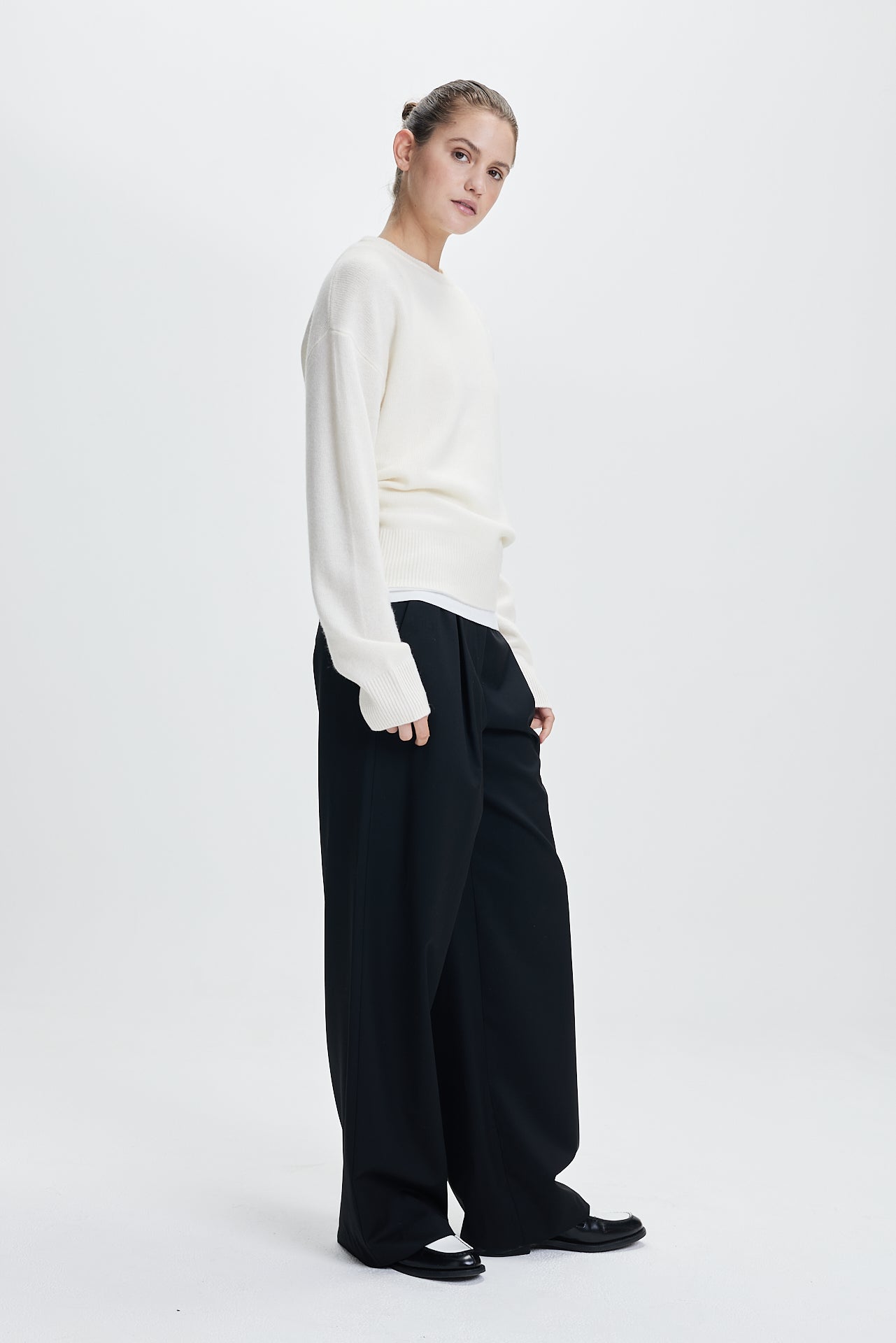 Fine Crewneck Sweater Off-White