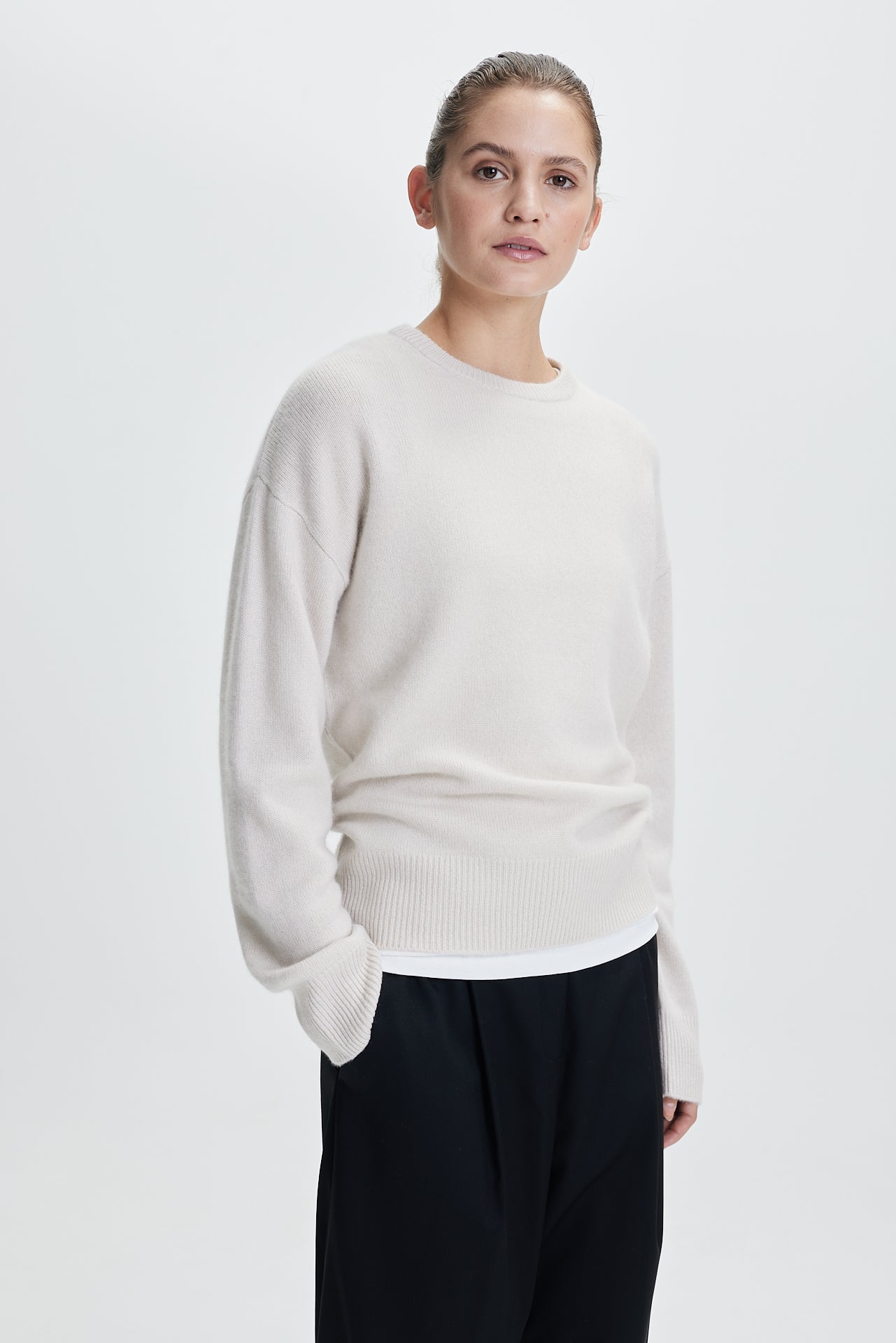 Fine Crewneck Sweater Vanilla