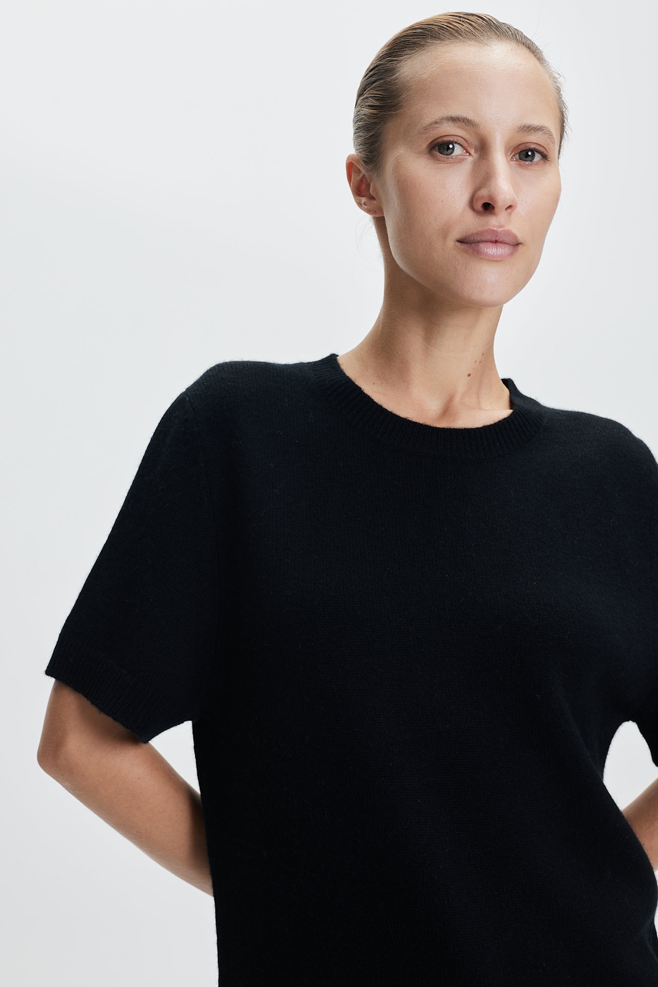 Fine Oversized T-Shirt Black