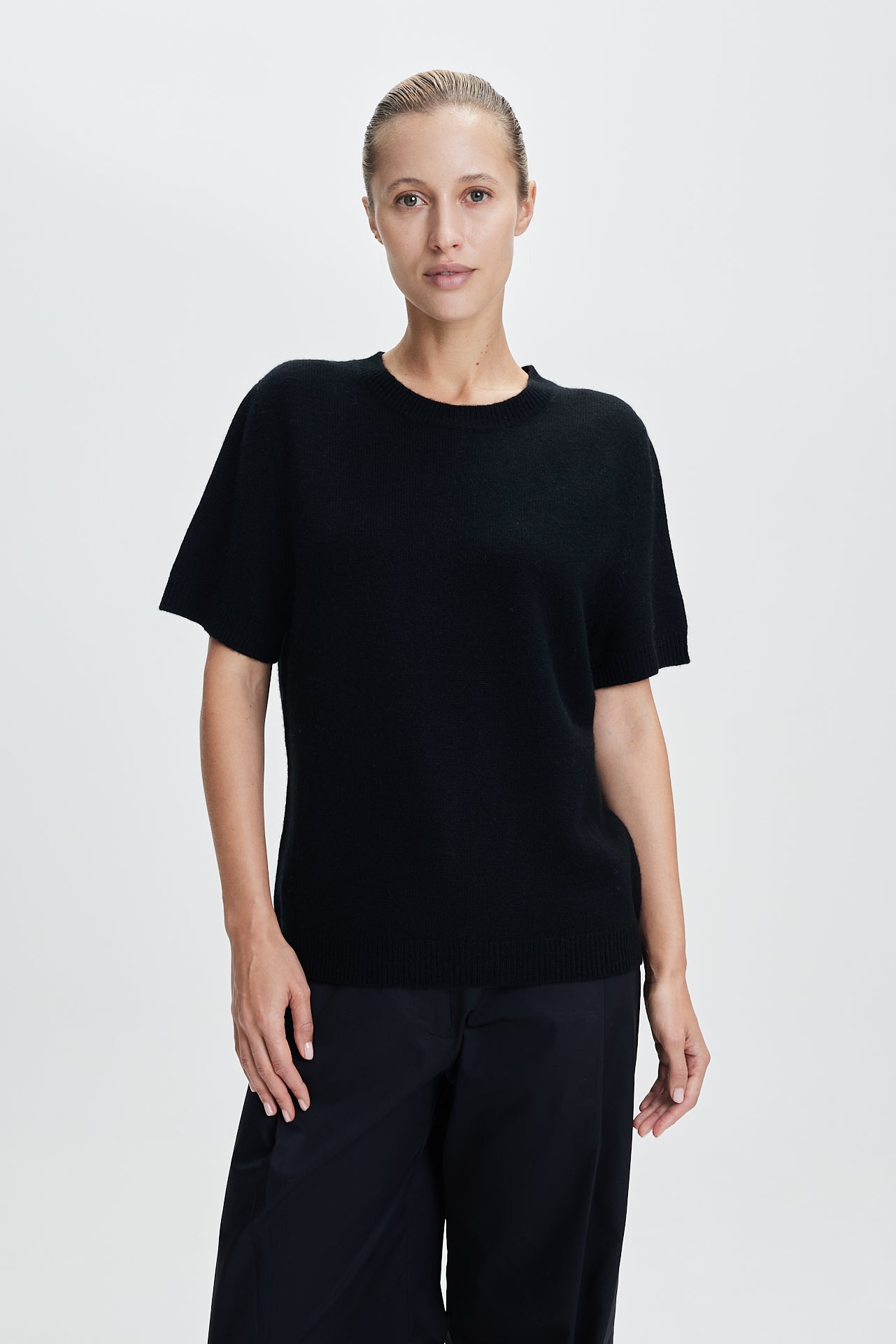 Fine Oversized T-Shirt Black