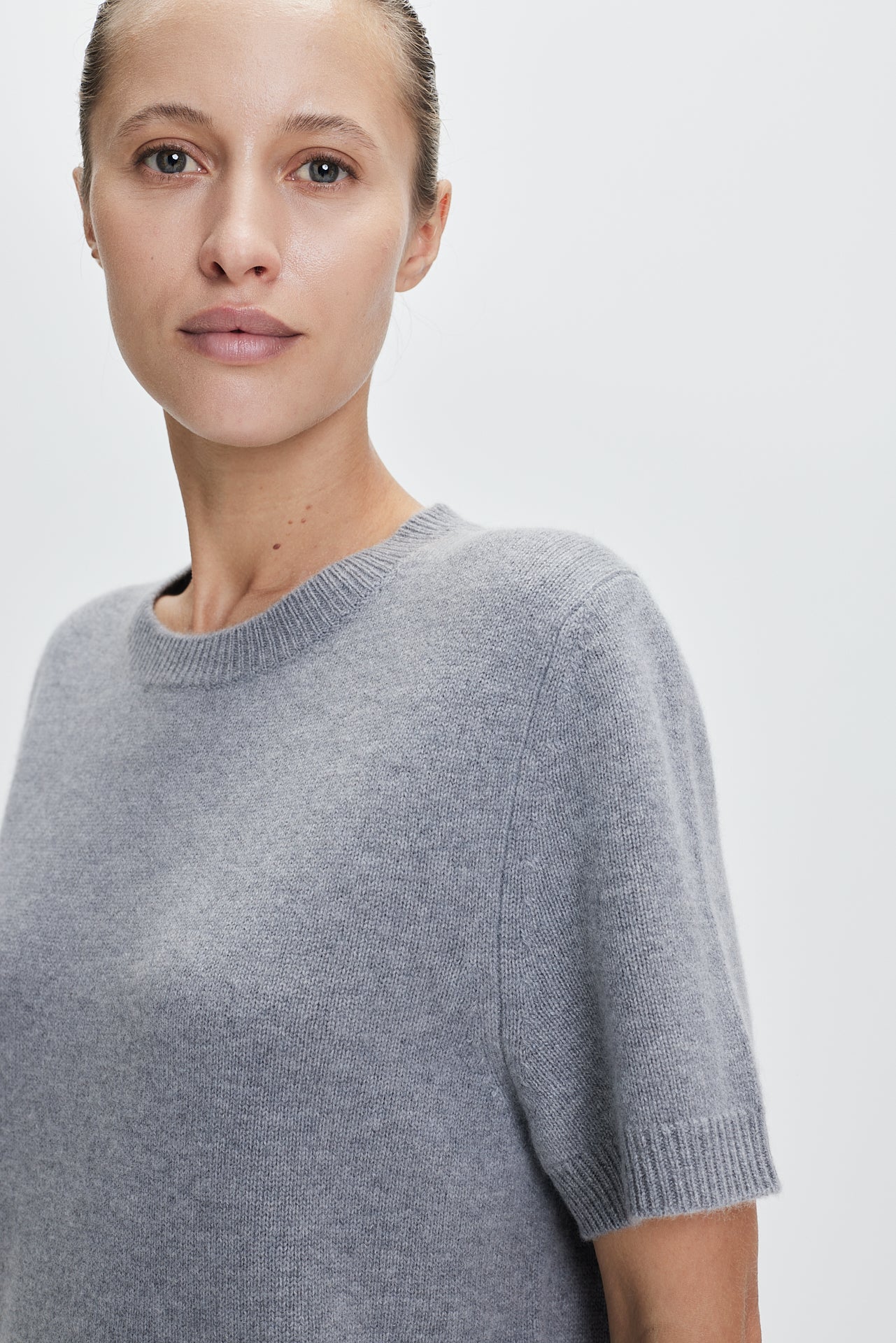 Fine Oversized T-Shirt Grey