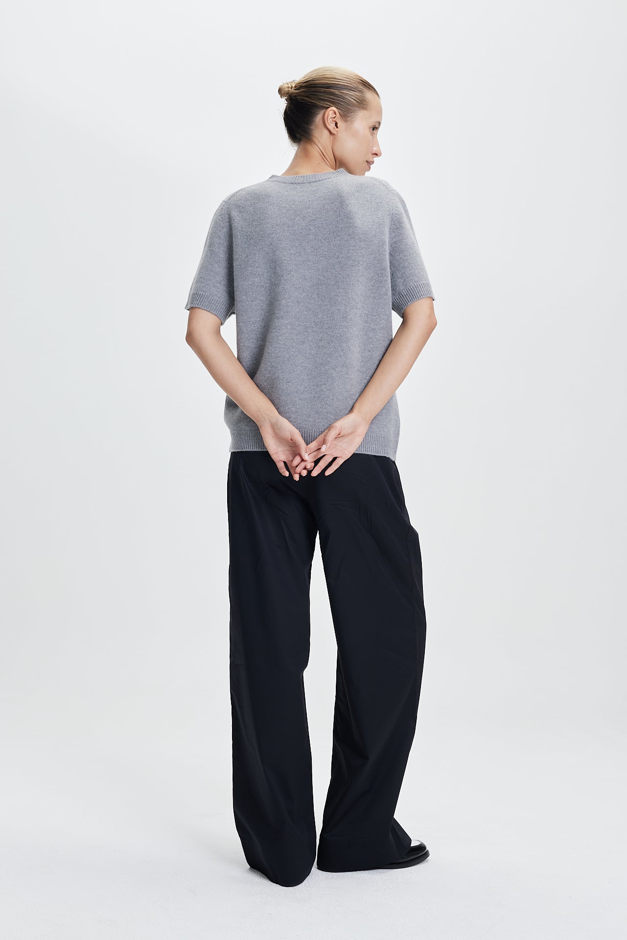 Fine Oversized T-Shirt Grey