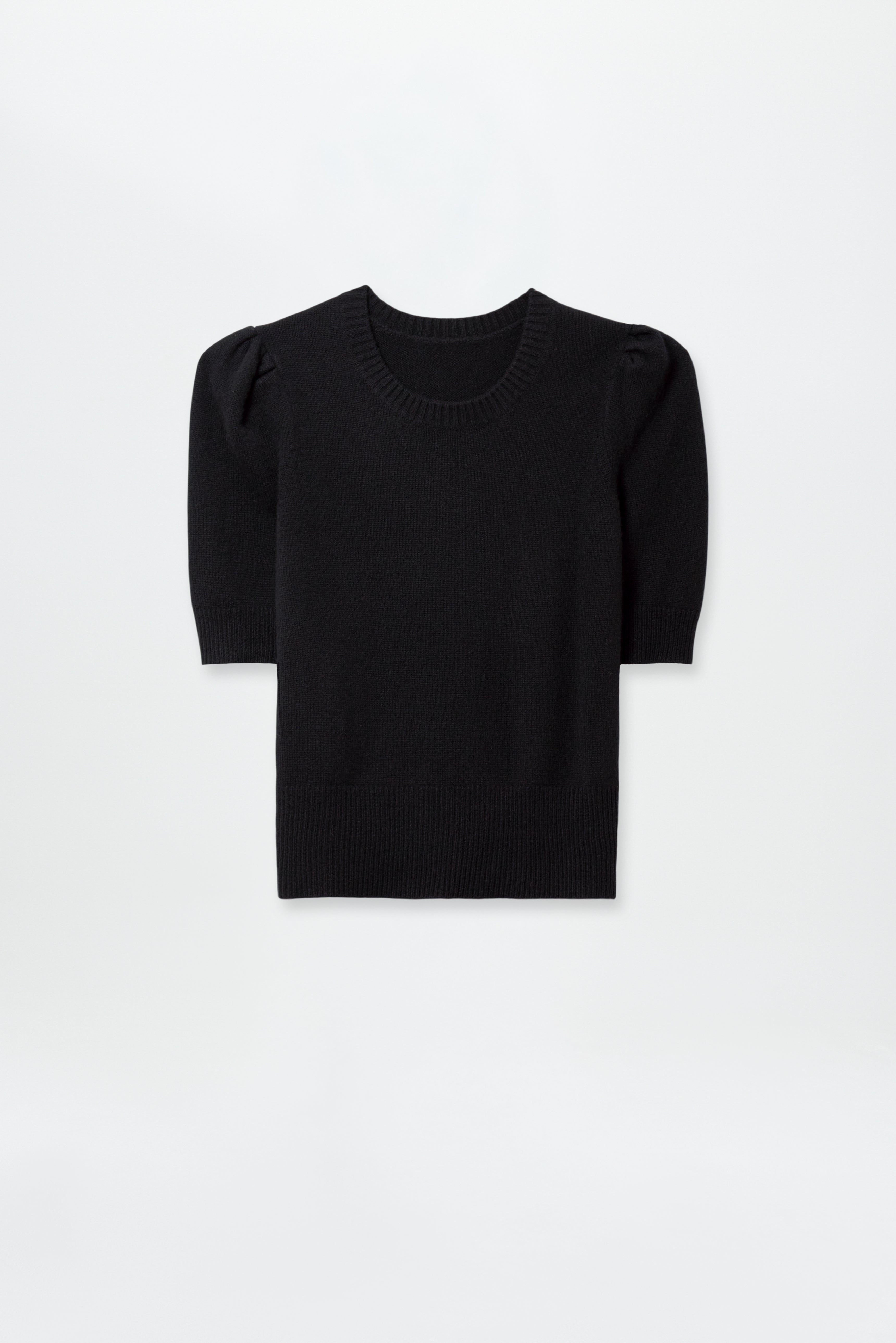 Fine Puffy T-Shirt Black
