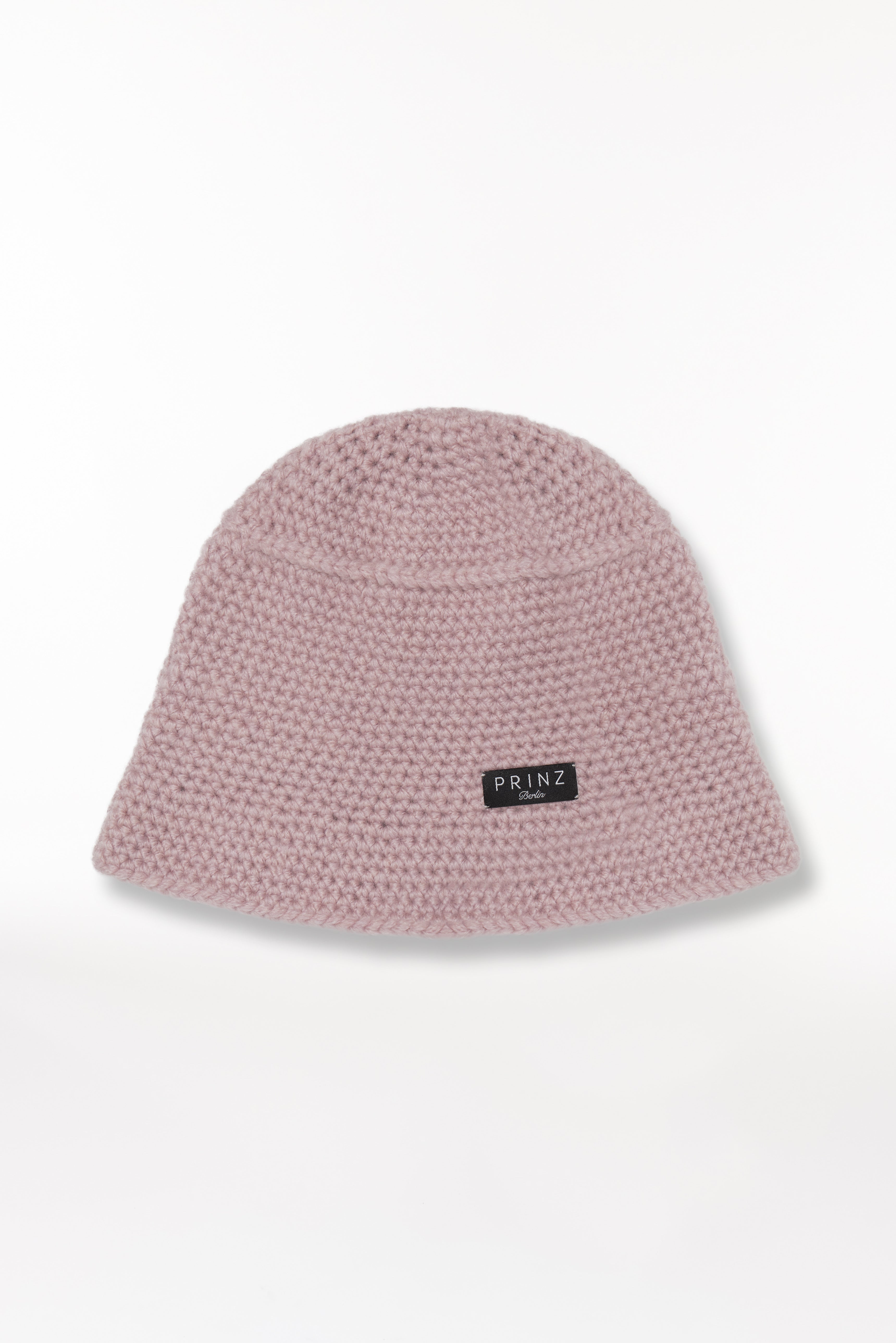 Kaschmir Bucket Hat Hand Crochet Rose