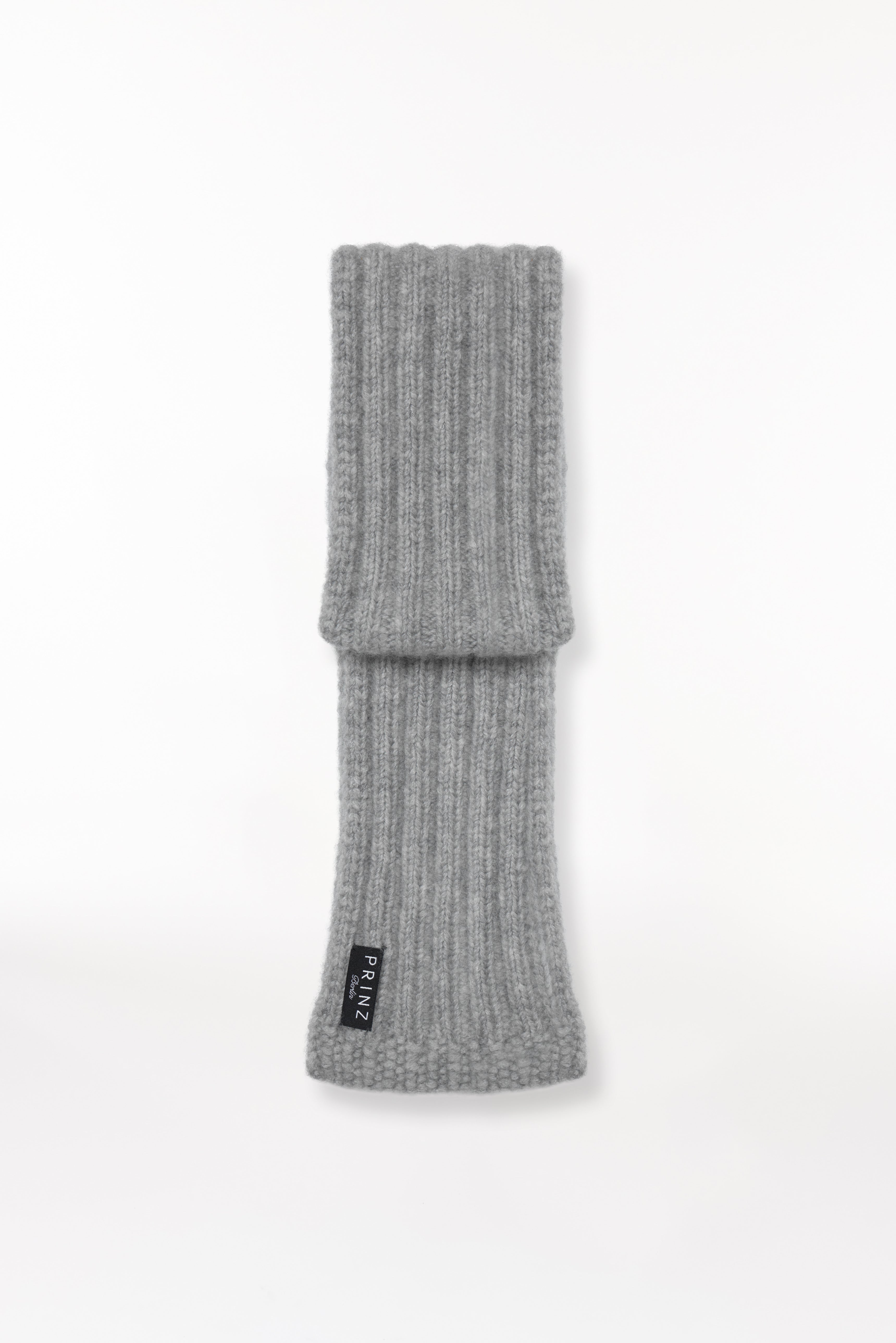 Kurzschal Kurzschal Hand Knit Light Grey