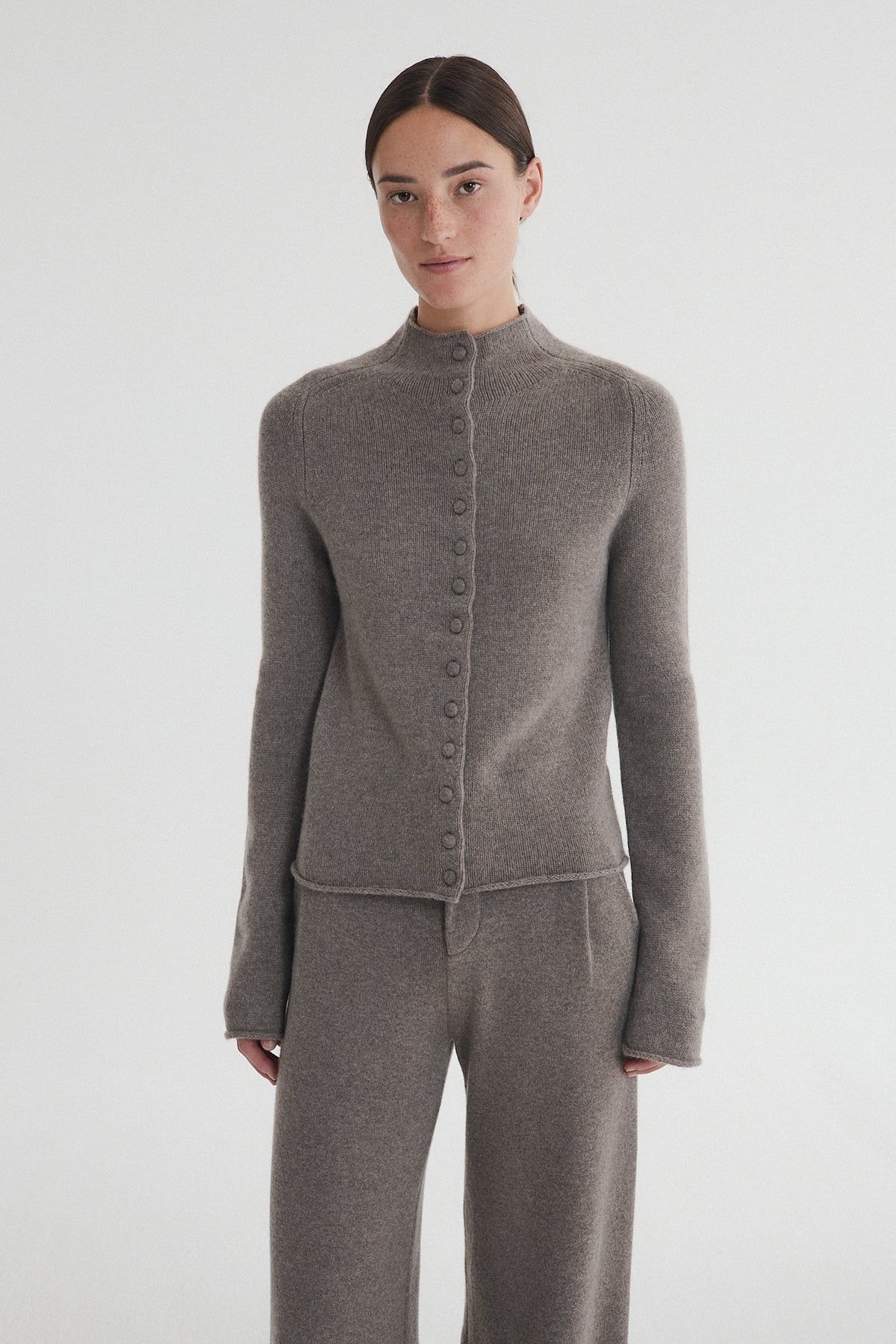 Jade Cardigan Dark Mocha