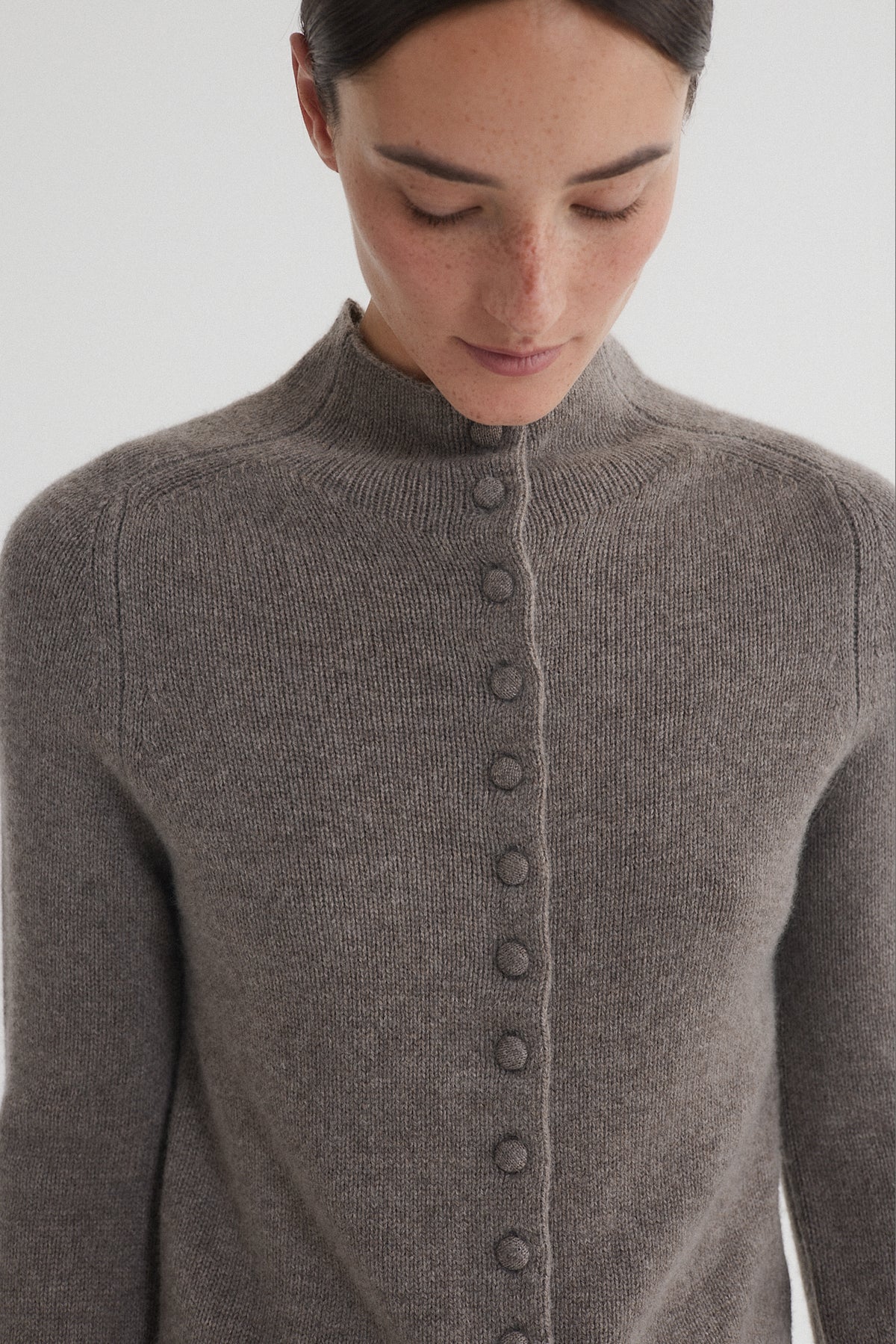Jade Cardigan Dark Mocha