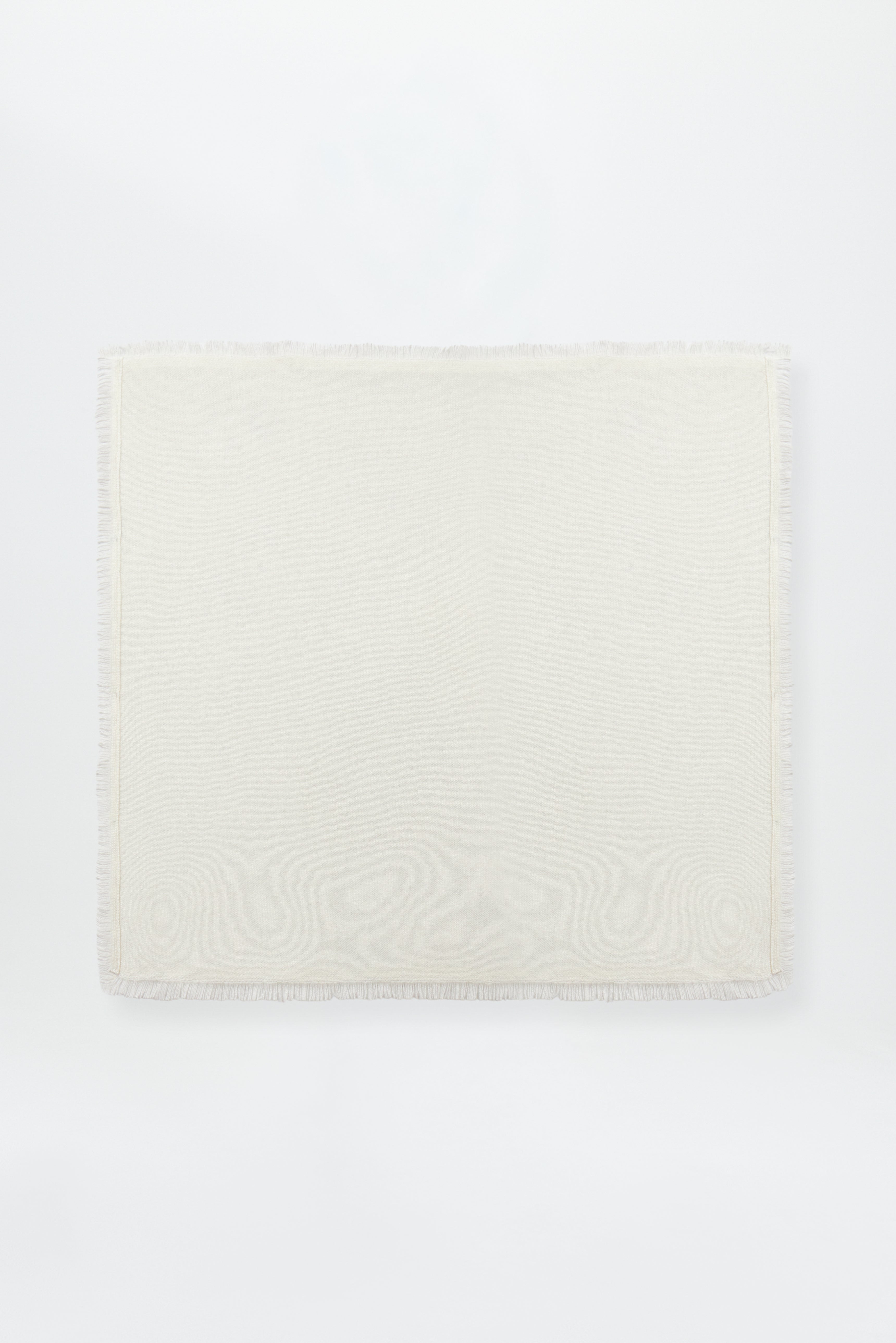 Cashmere Bandana Plain 50 Off-White