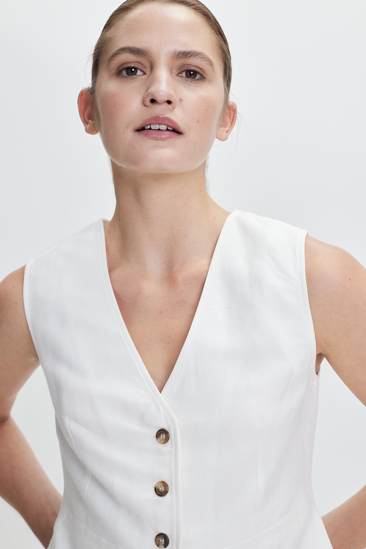 Leni Vest Off-White