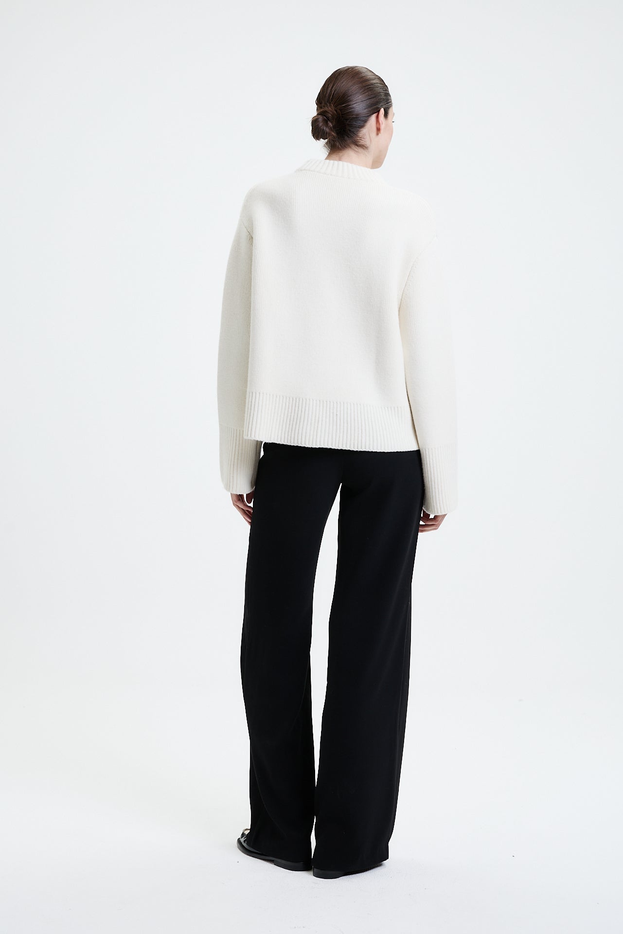 Chunky Crewneck Sweater Off-White