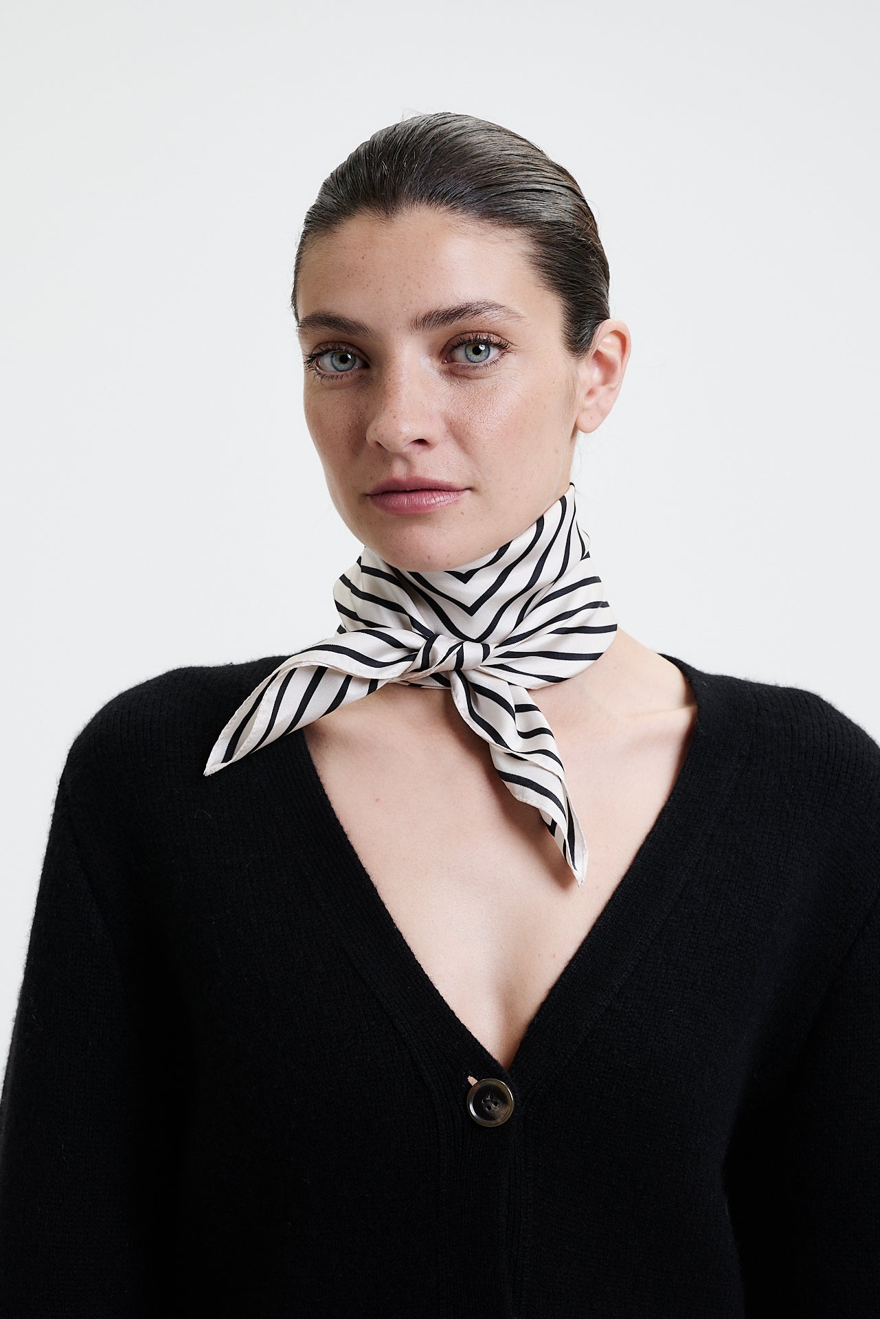 Silk Scarf Squares 70 Off-White