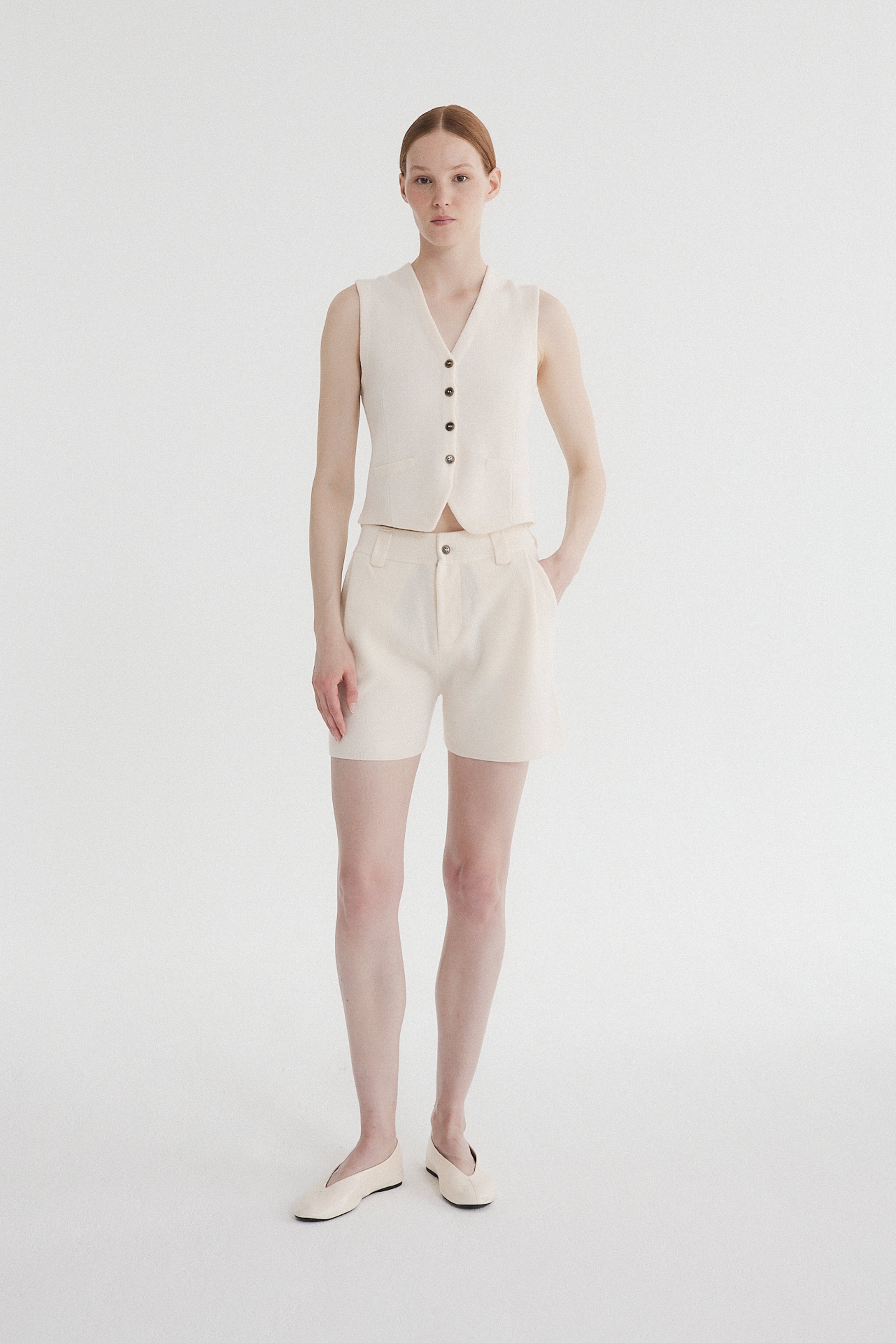 Nora Shorts Off-White