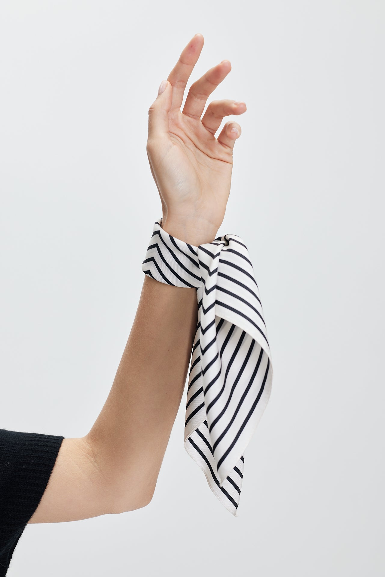 Silk Scarf Squares 50 Off-White