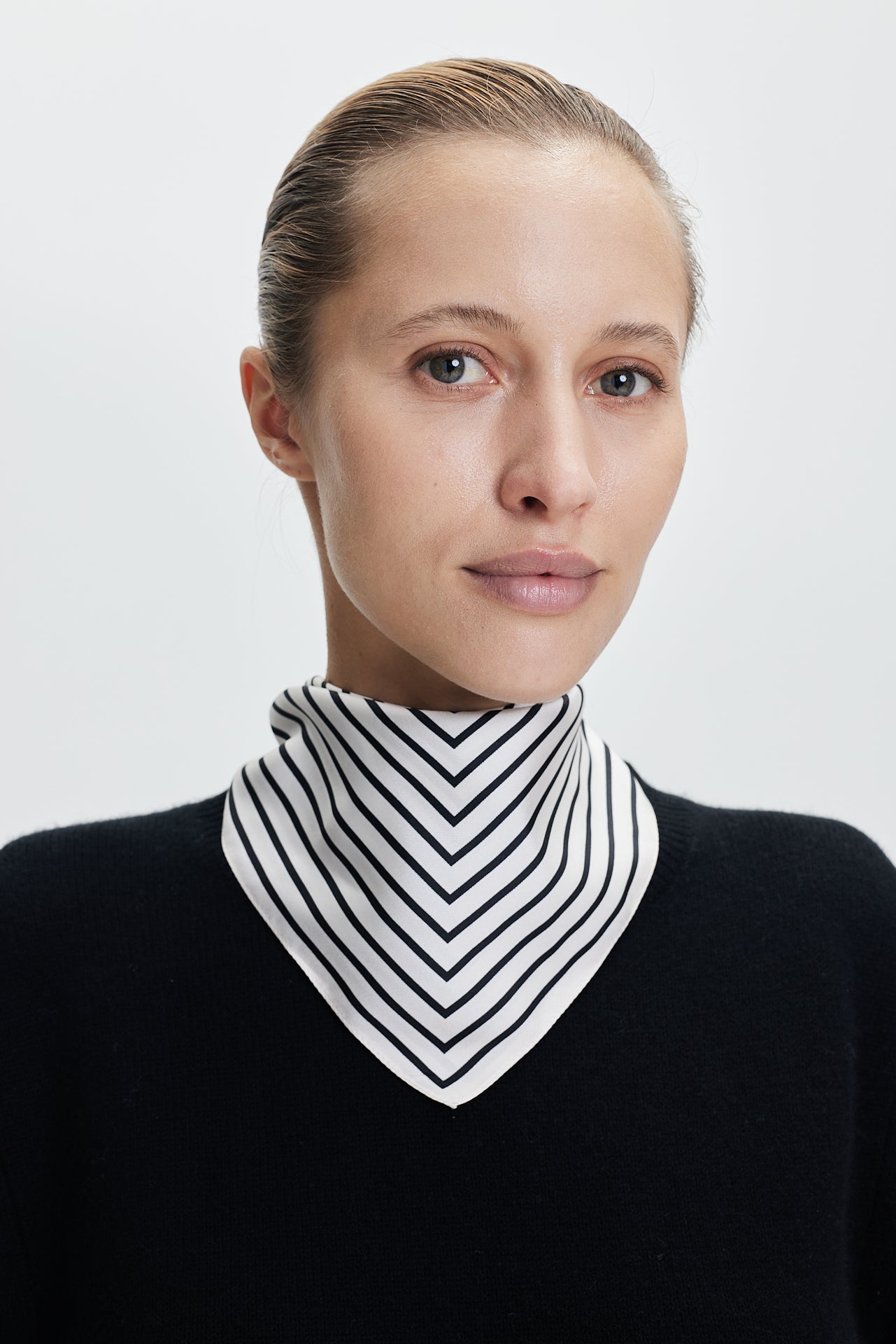 Silk Scarf Squares 50 Off-White