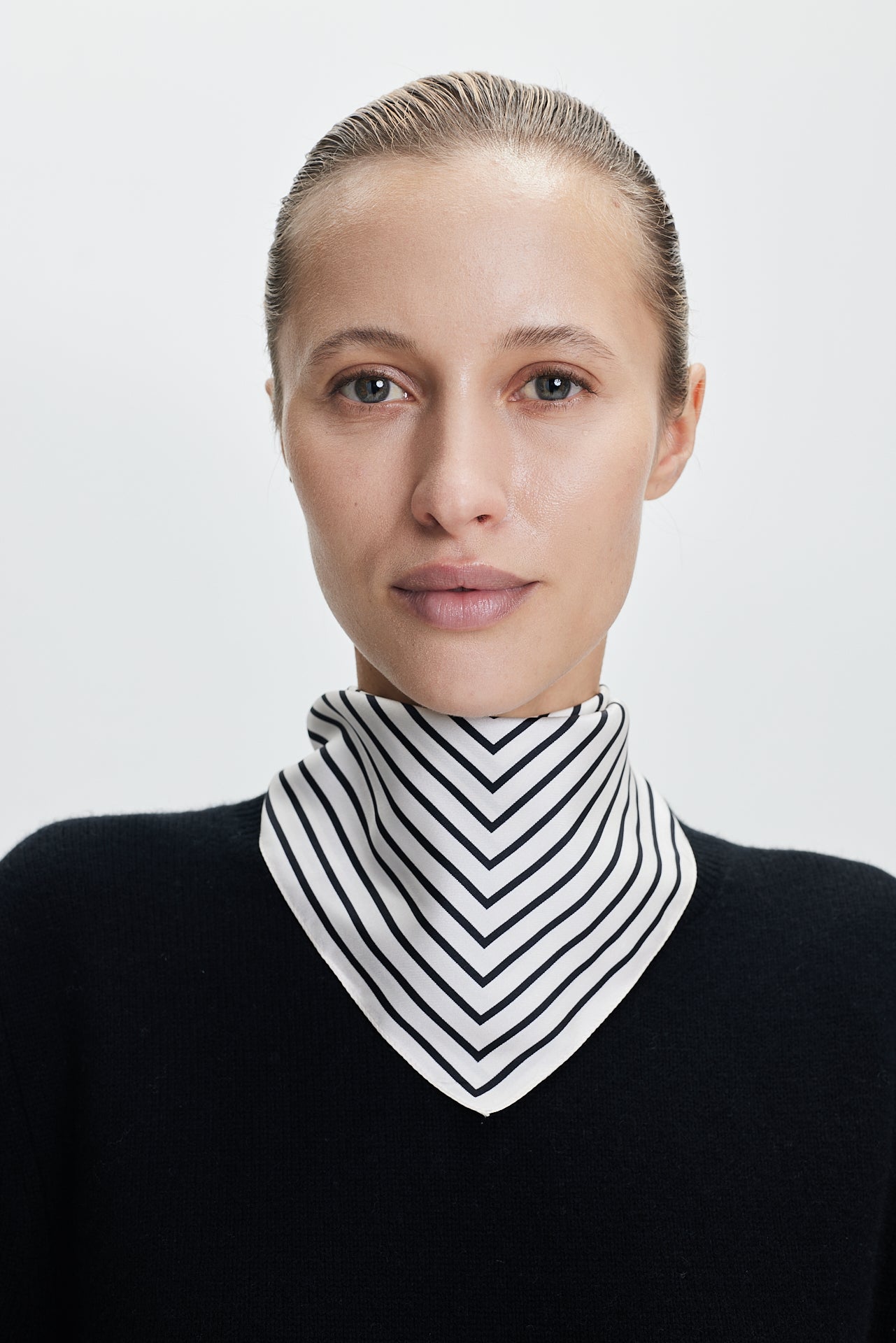 Silk Scarf Squares 50 Off-White