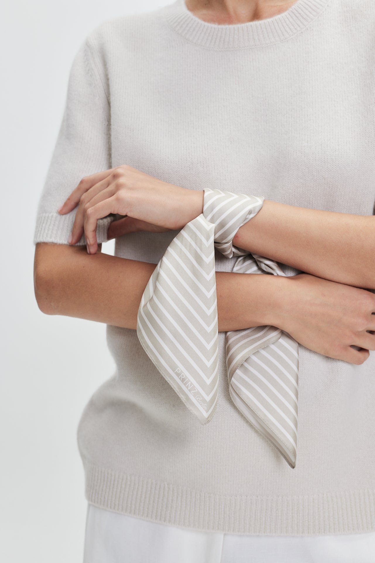 Silk Scarf Squares 50 Vanilla