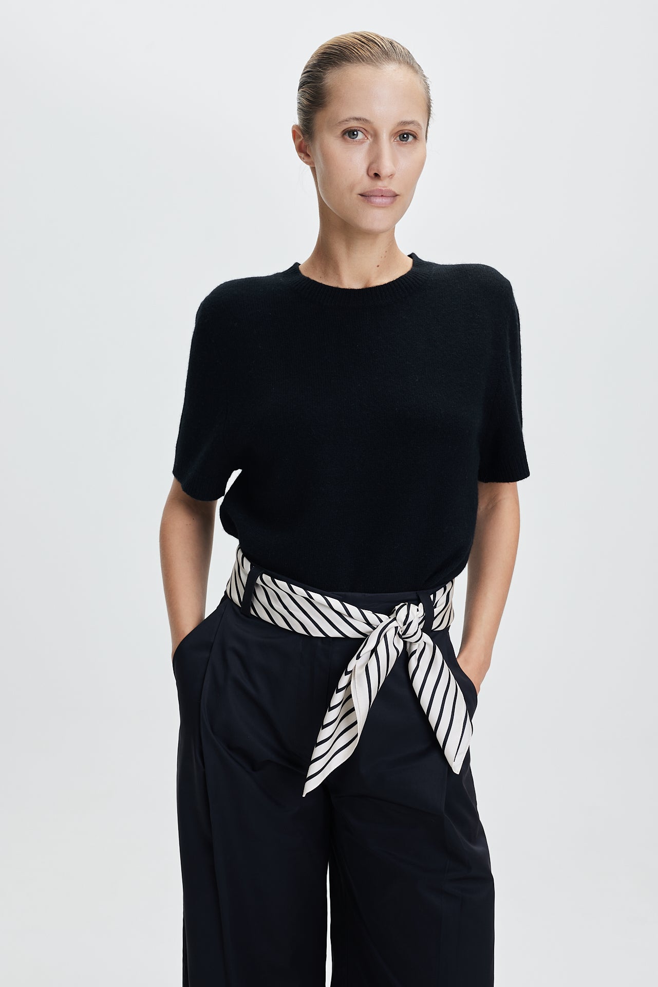 Silk Scarf Squares 90 Off-White