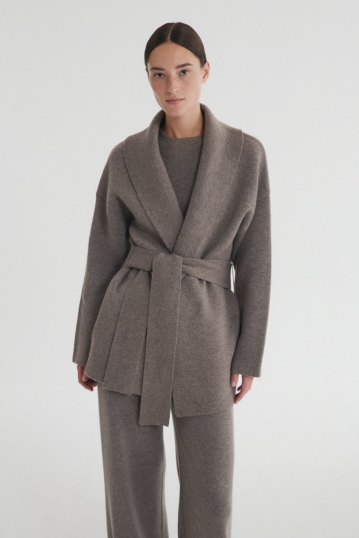 Zita Cardigan Dark Mocha