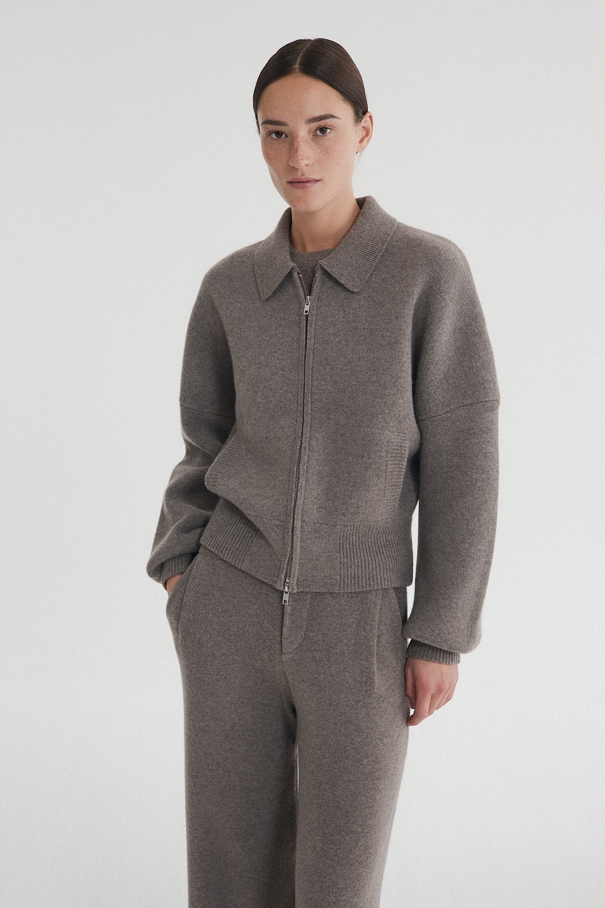 Zoe Bomber Dark Mocha