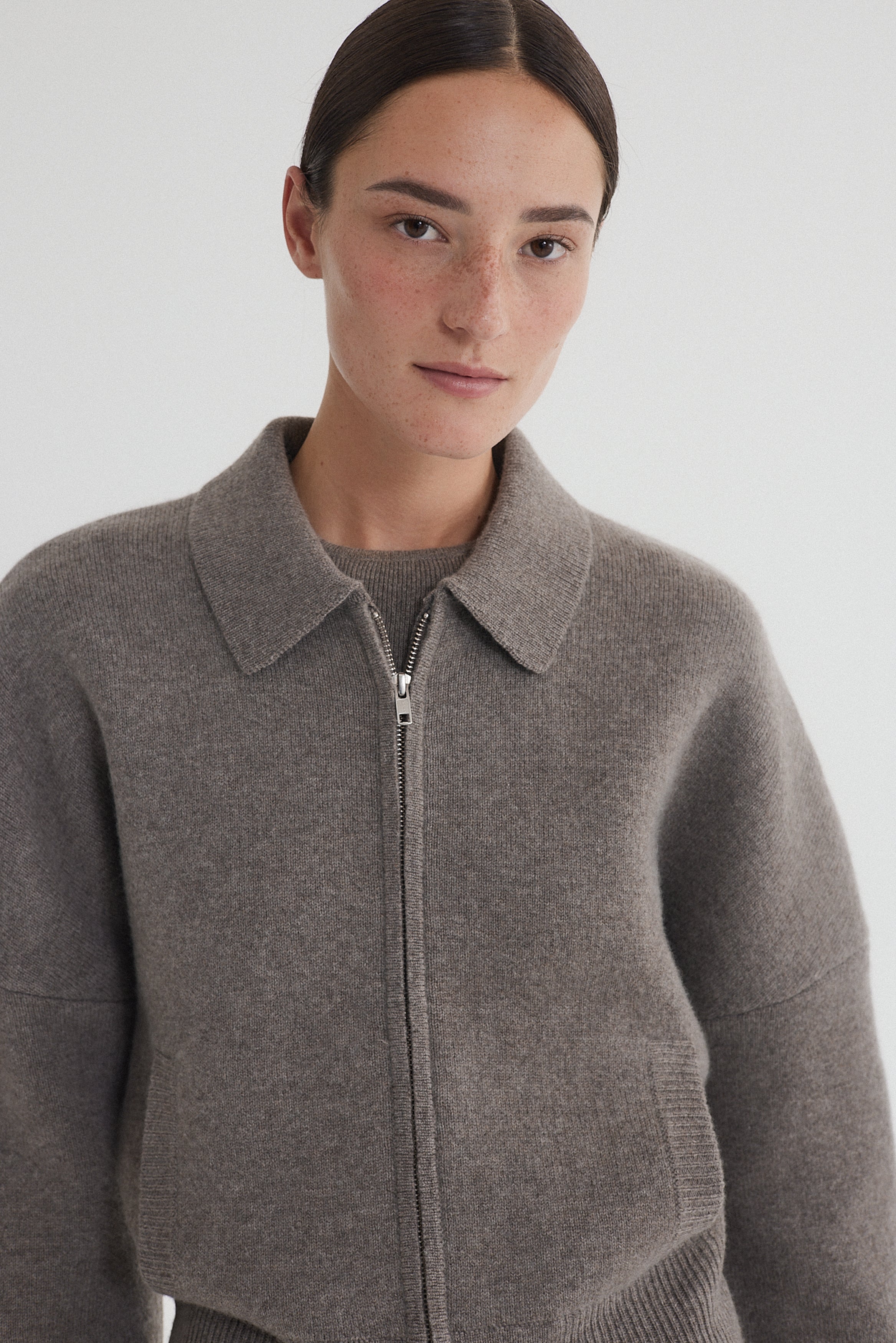 Zoe Bomber Dark Mocha