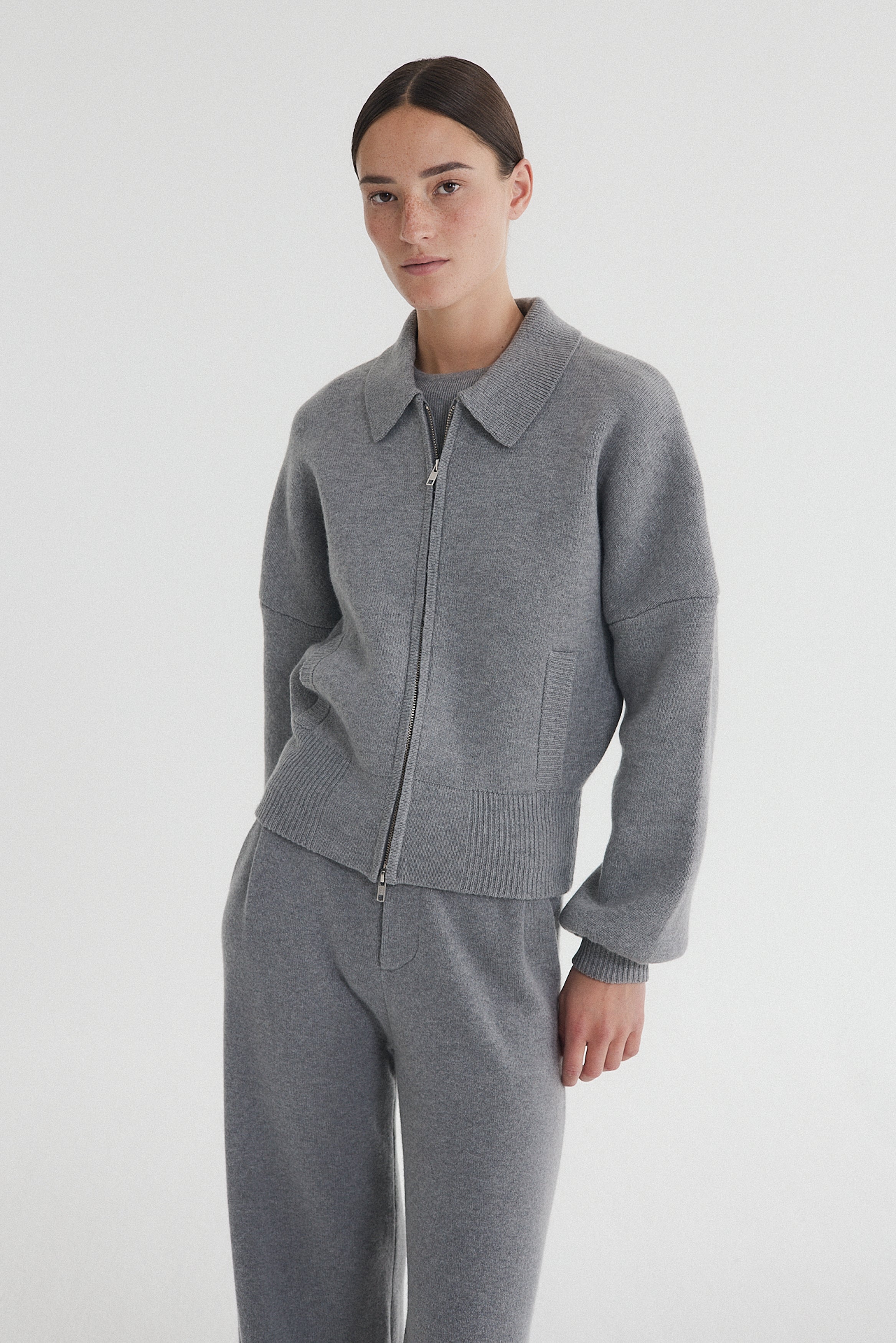 Zoe Bomber Grey