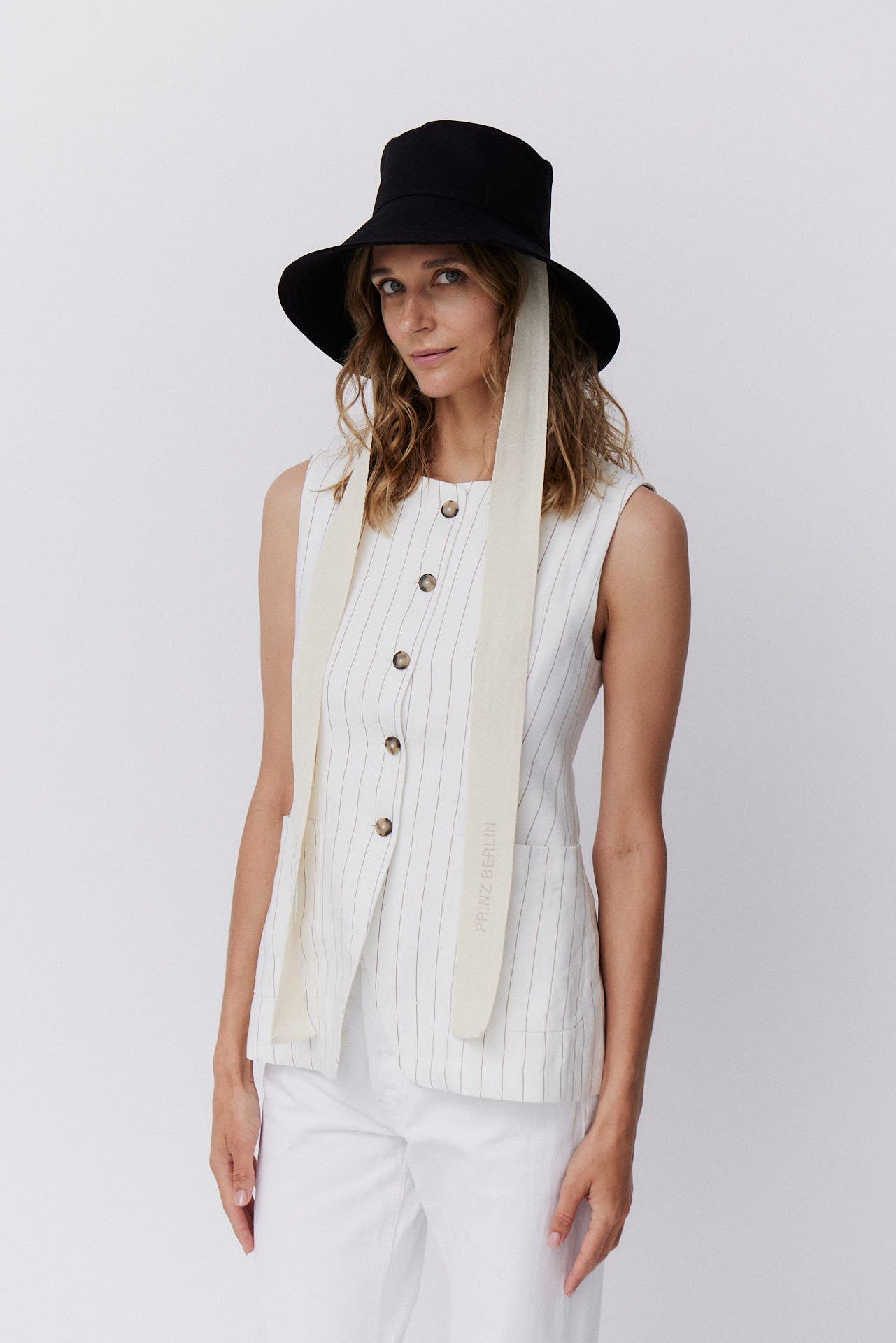 Cotton Sun Hat Black